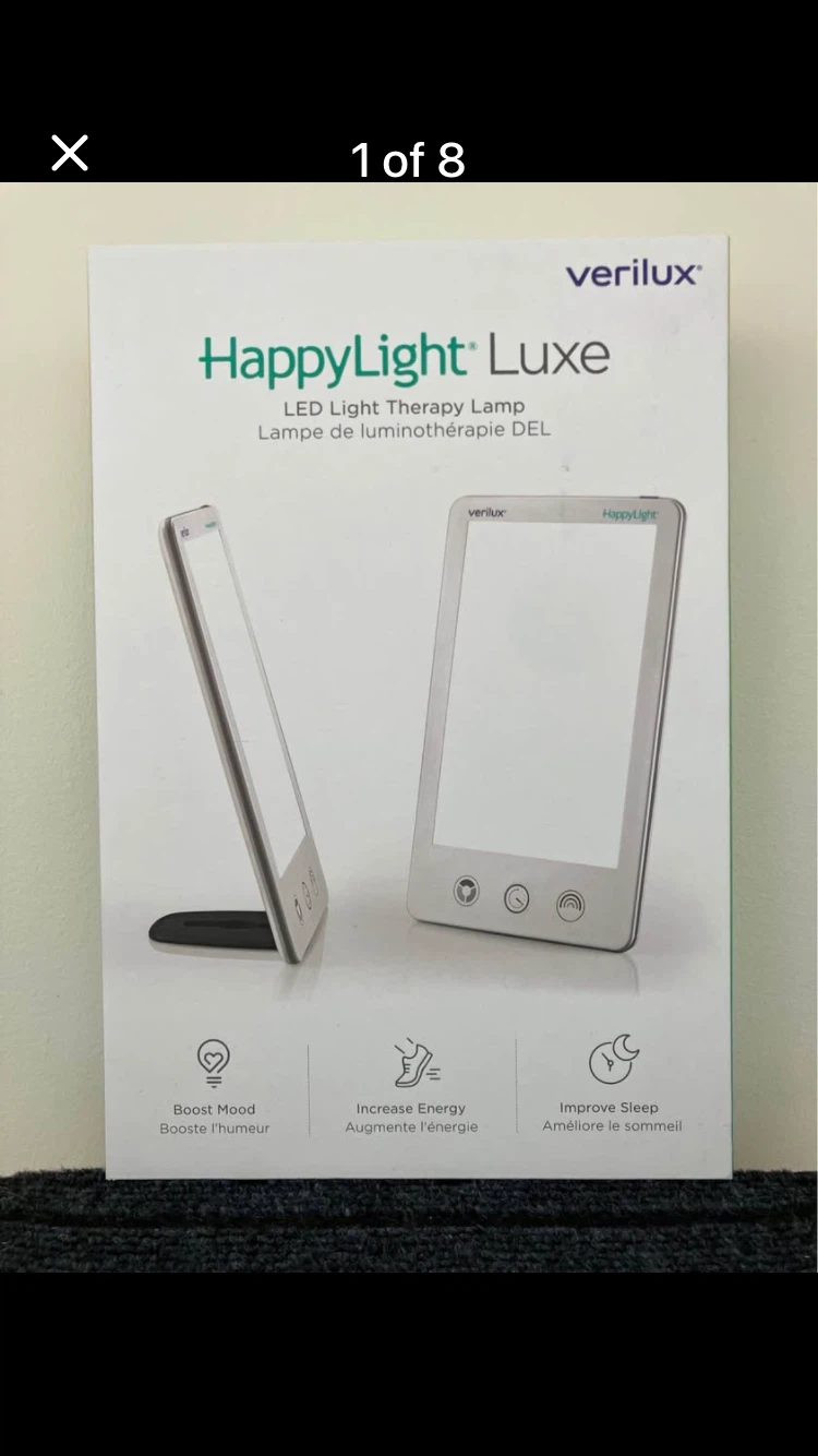 Verilux HappyLight “Luxe” LED light therapy lamp