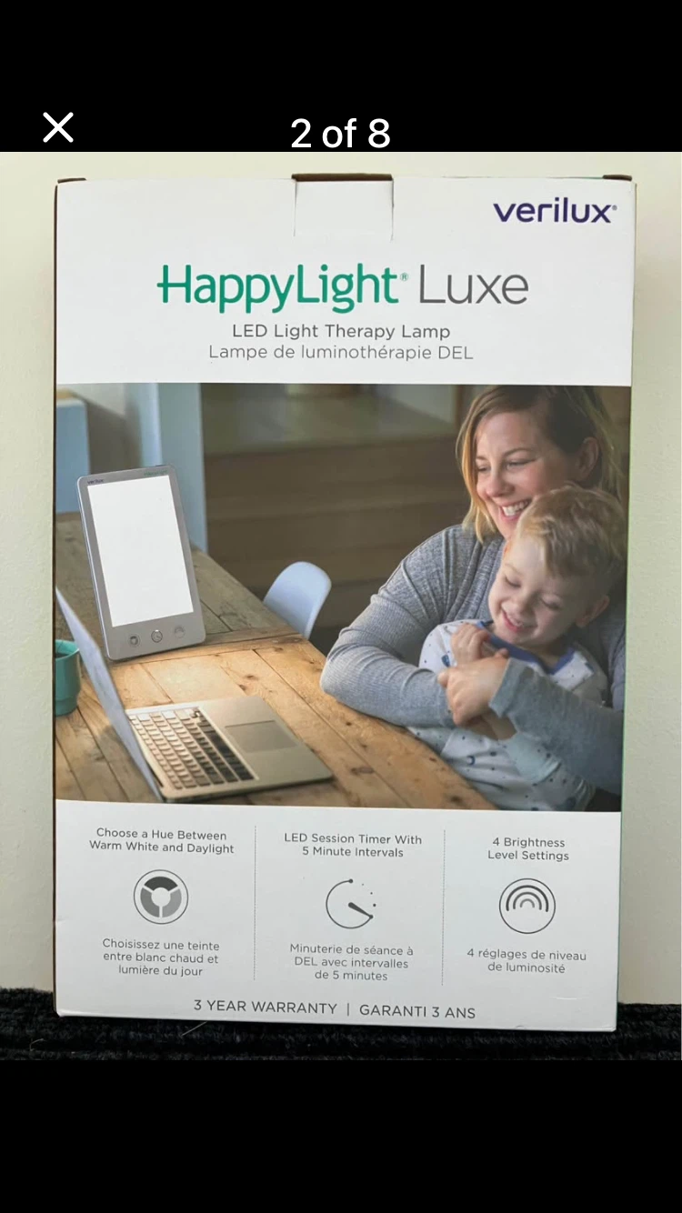 Verilux HappyLight “Luxe” LED light therapy lamp - photo 2