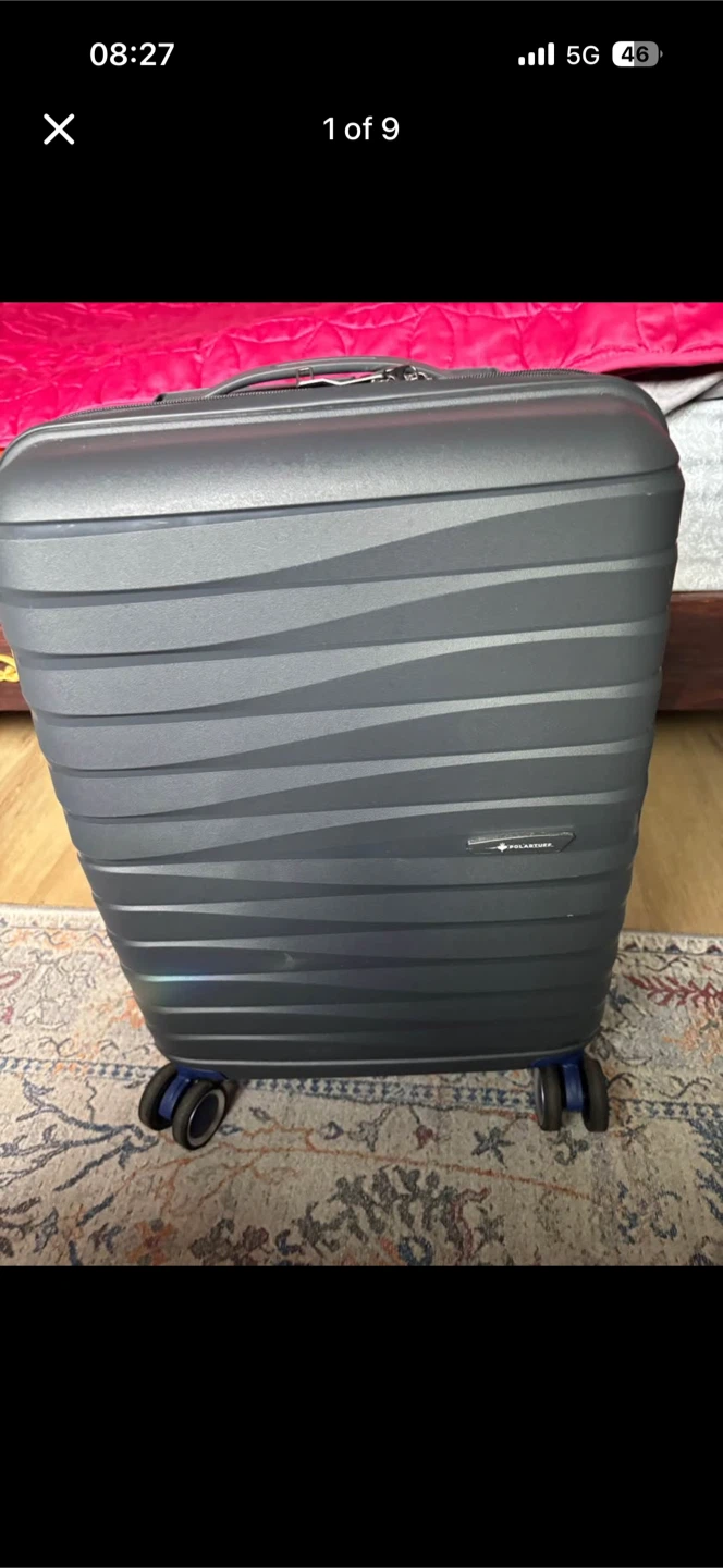 It Luggage Grey Hardshell Spinner Suitcase