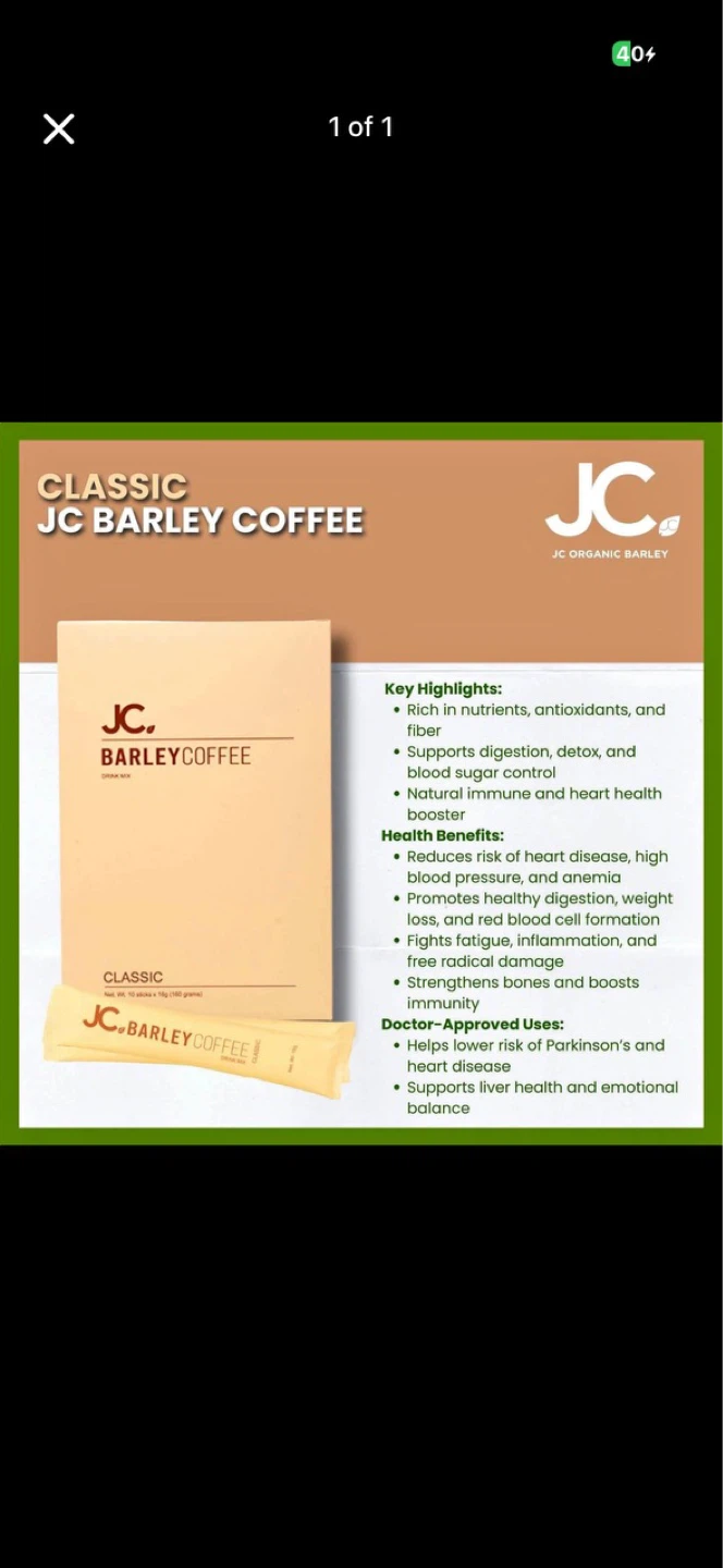 JC Barley Coffee Mocha & Classic - Health Beverage - photo 2