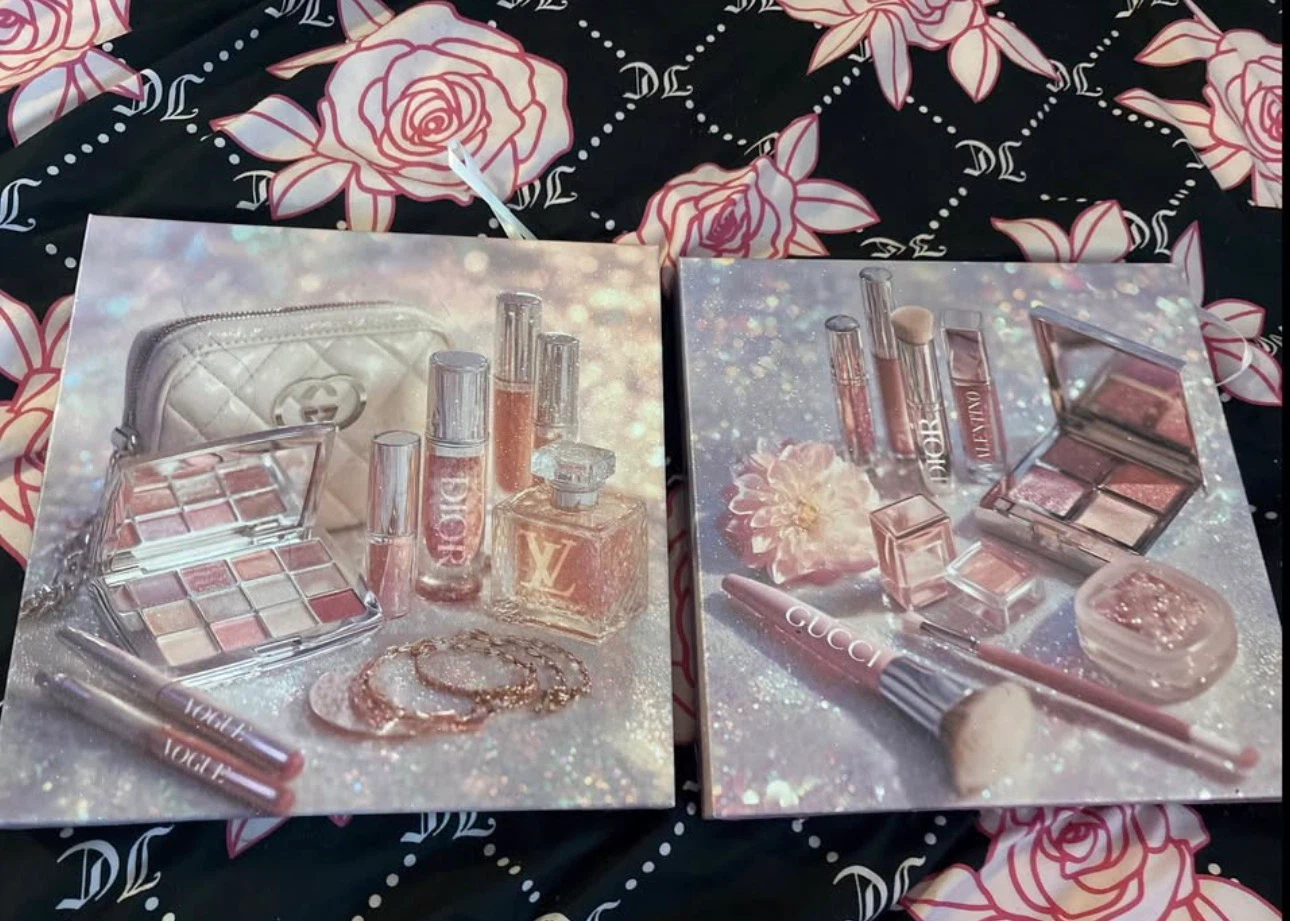 Luxury Makeup & Perfume Canvas Art Set