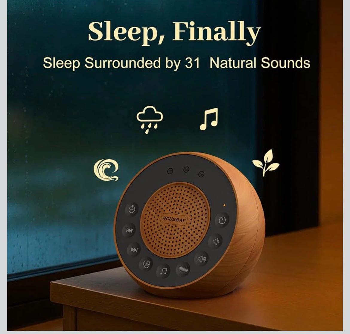 HOUSBAY White Noise Machine - photo 2