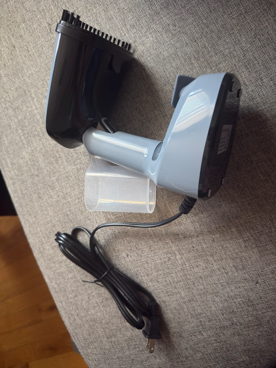 DEAL $20 Handheld Steamer for Clothes 1200W Blue - photo 3