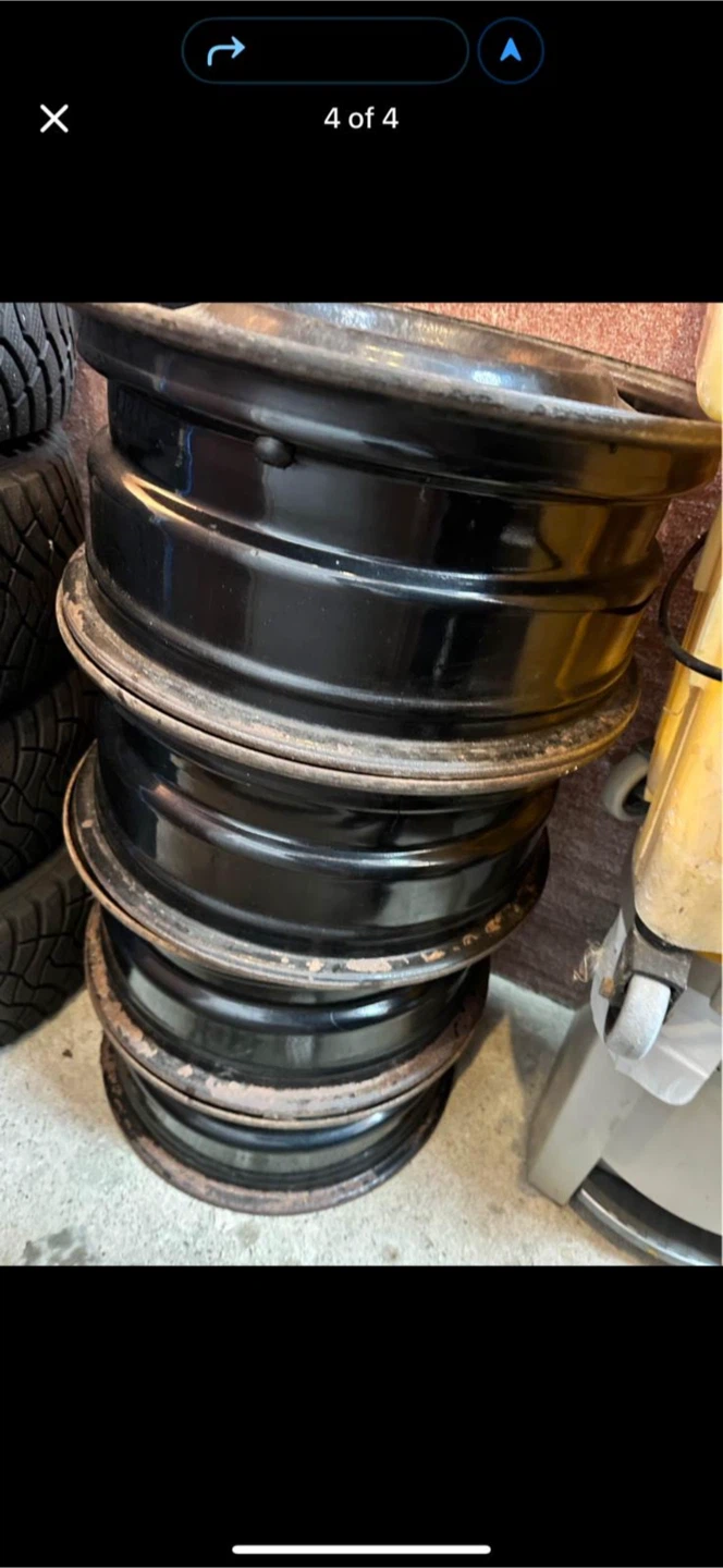 215/60R16 Winter Tires on Steel  Rims - photo 2