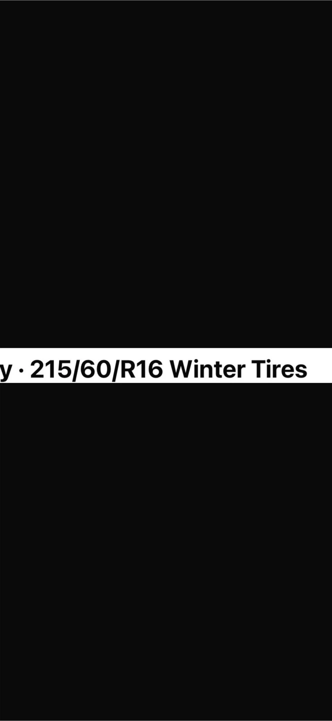 215/60R16 Winter Tires on Steel  Rims - photo 4
