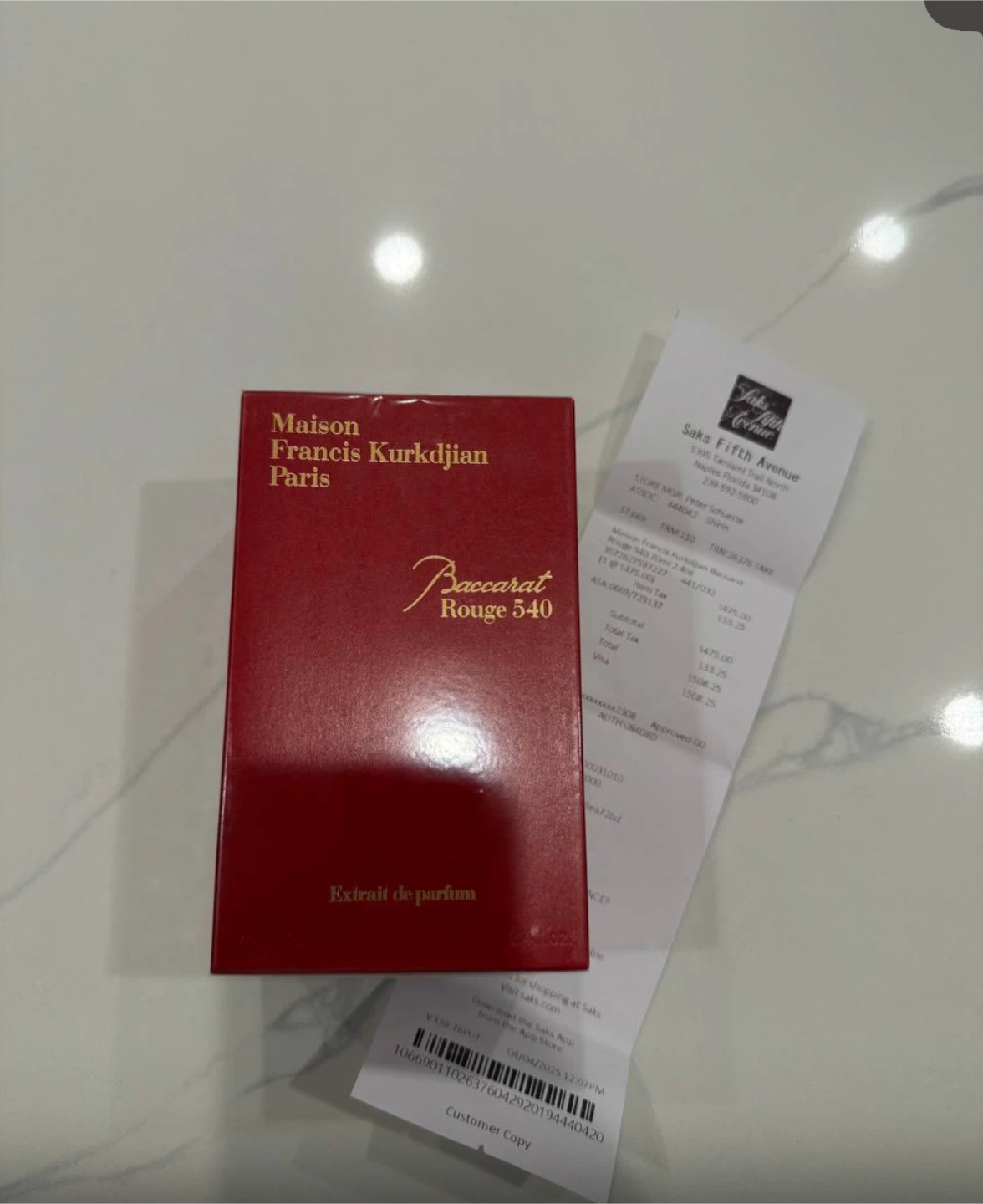 Maison Francis Kurkdjian Baccarat Rouge 540 Extrait de Parfum