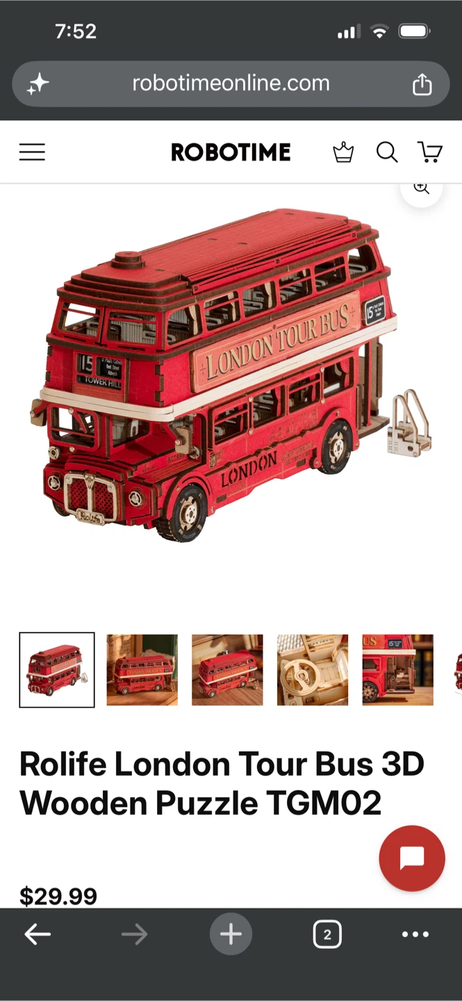 New 3D Wooden Puzzle (Unopened)