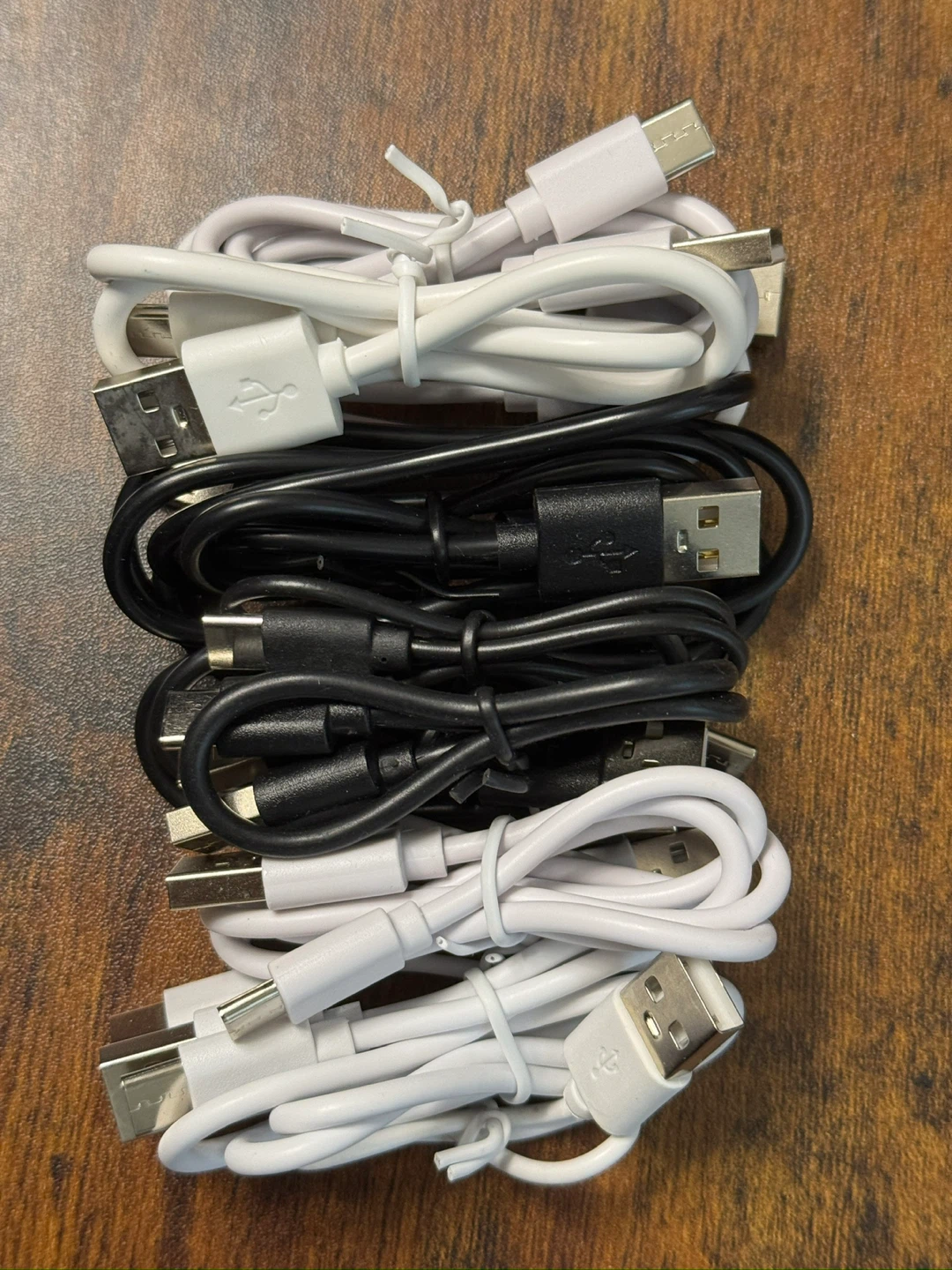 USB Charging Cables - Black and White - photo 2