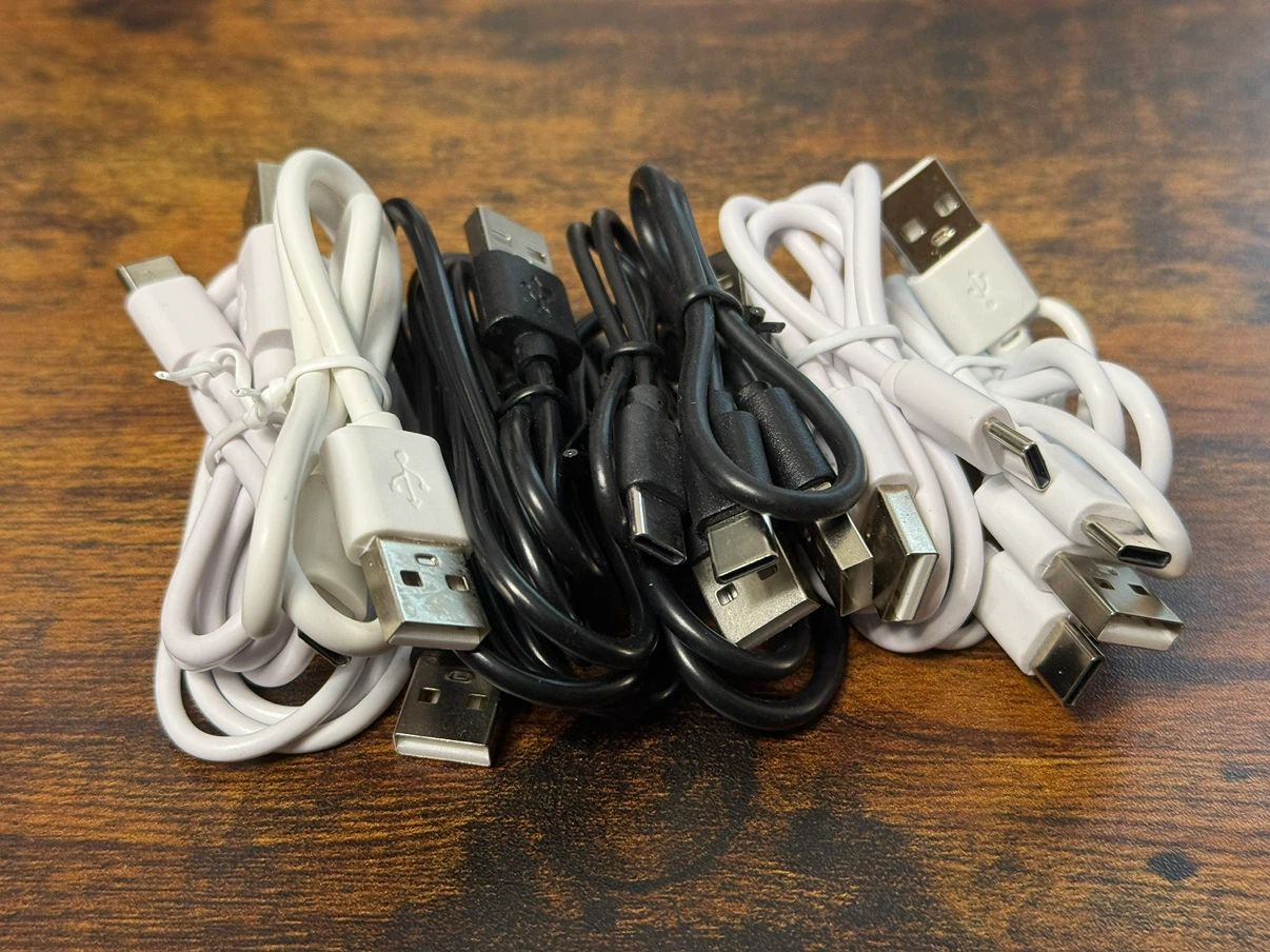 USB Charging Cables - Black and White - photo 3