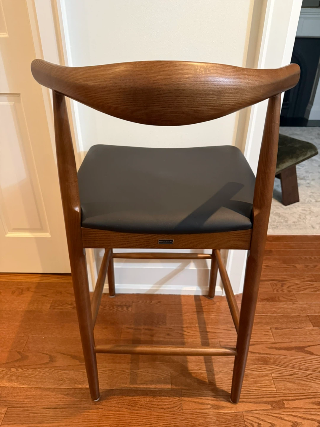 Rove Concepts Elbow Counter Stool- Jet Black, Walnut NEW - photo 2