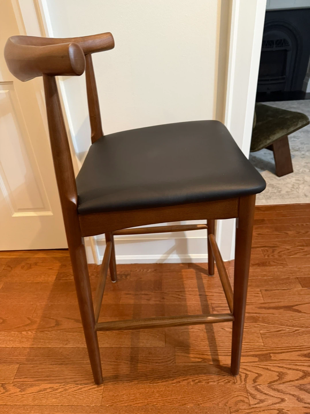 Rove Concepts Elbow Counter Stool- Jet Black, Walnut NEW - photo 4