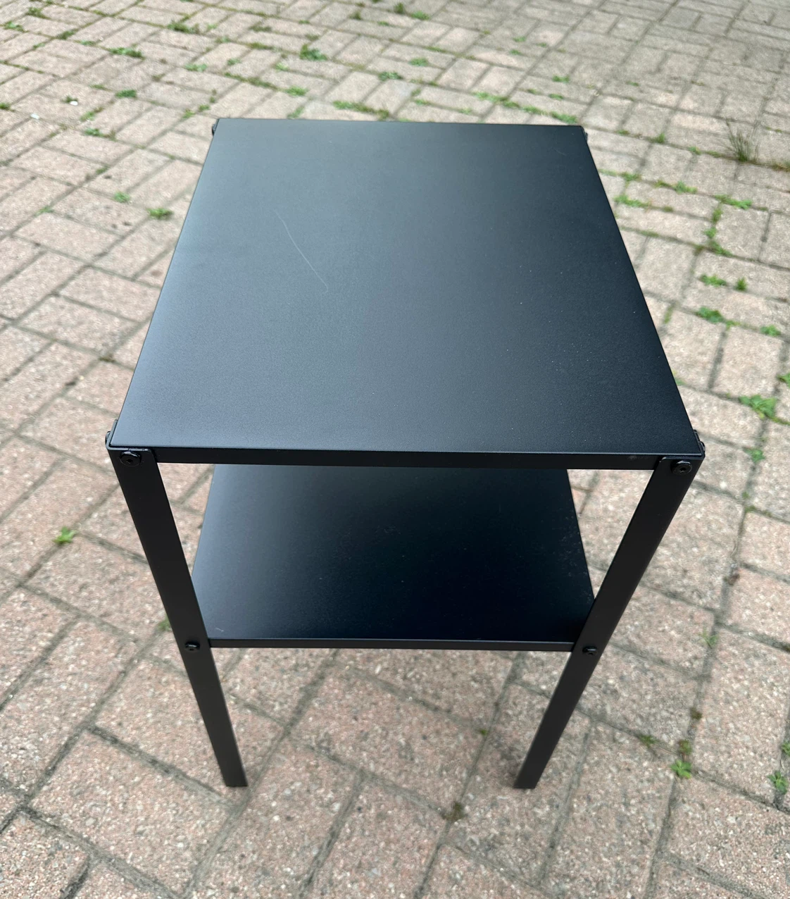 IKEA Black Two-Tiered Side Table - photo 3
