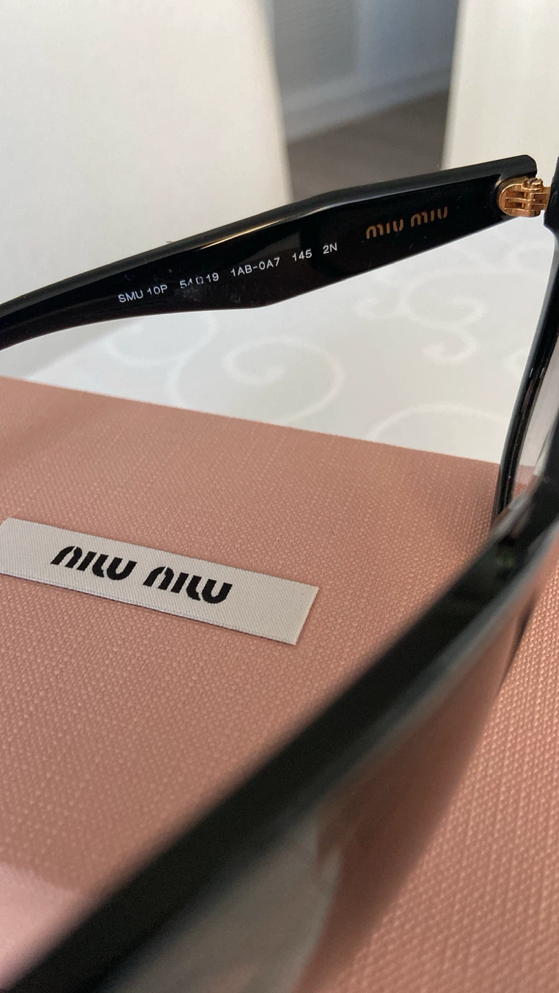 Miu Miu Black Embellished Sunglasses - photo 2