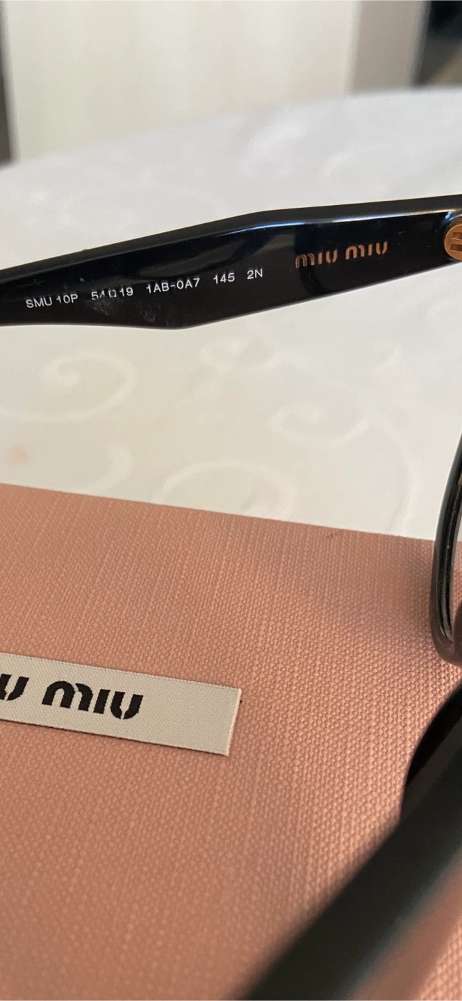 Miu Miu Black Embellished Sunglasses - photo 3