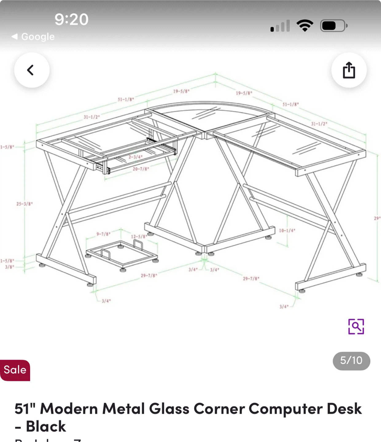 L-shaped office desk - photo 4