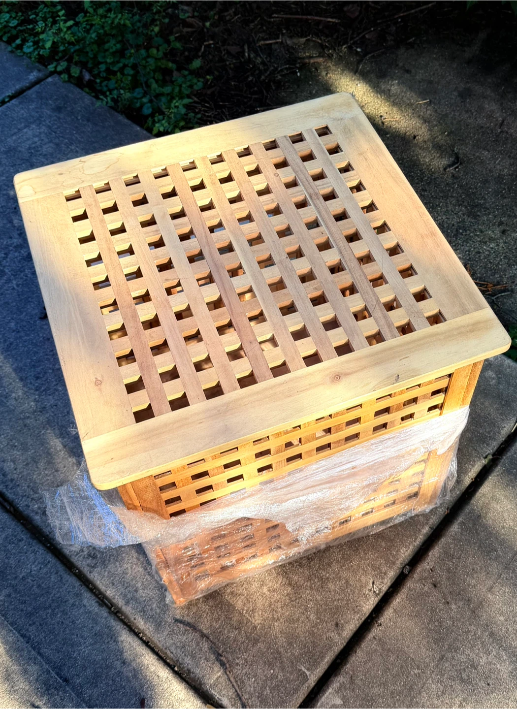 Wooden Outdoor Side Table