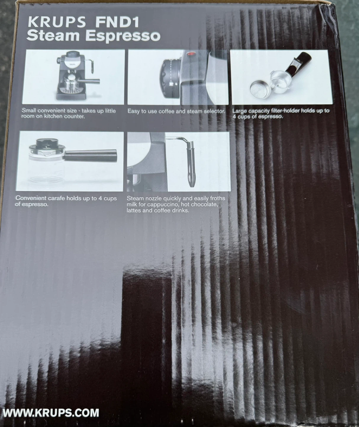 KRUPS FND1 Steam Espresso Machine