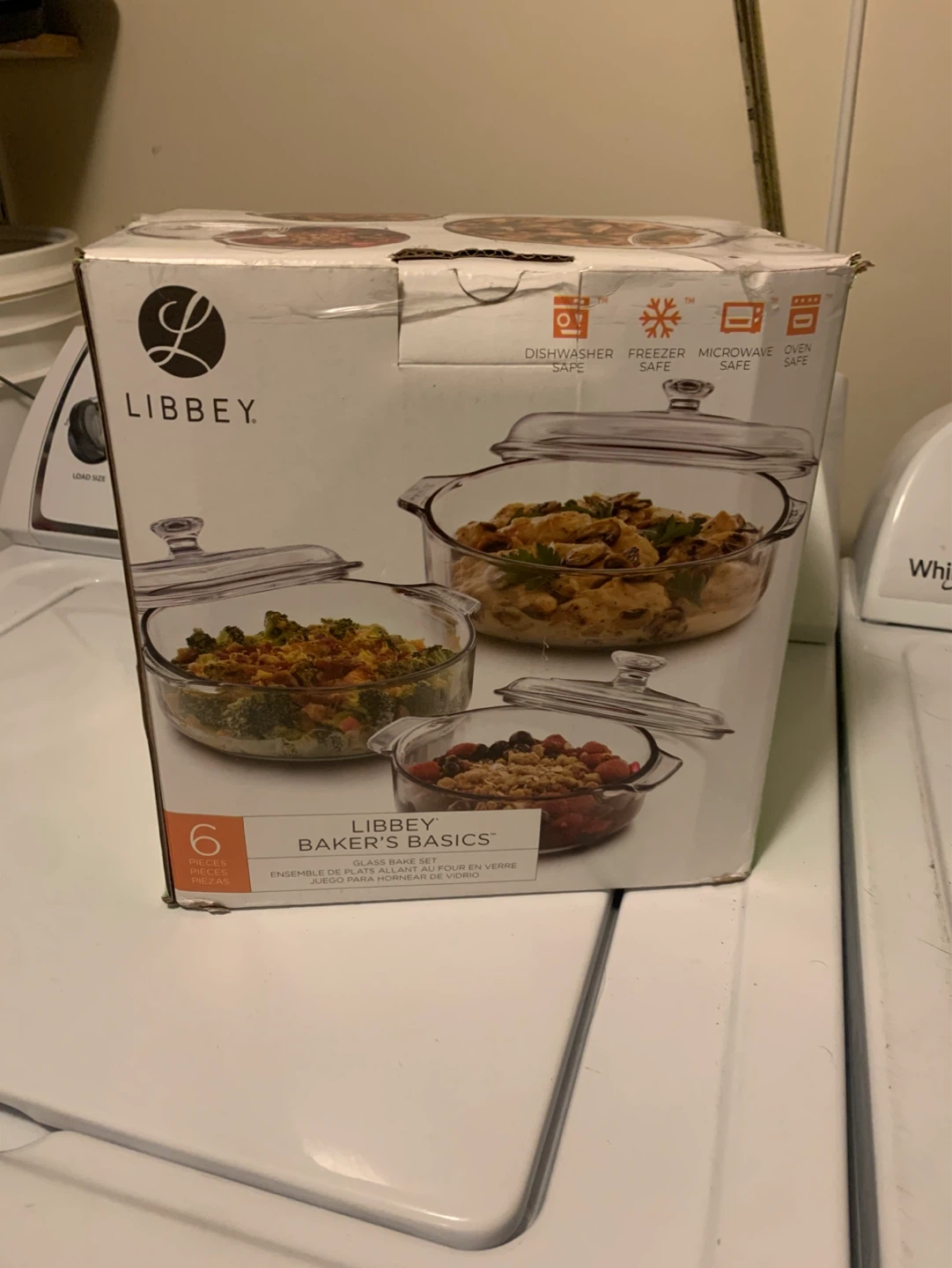 New Baker's Basics Glass Bakeware Set - 6 Pieces