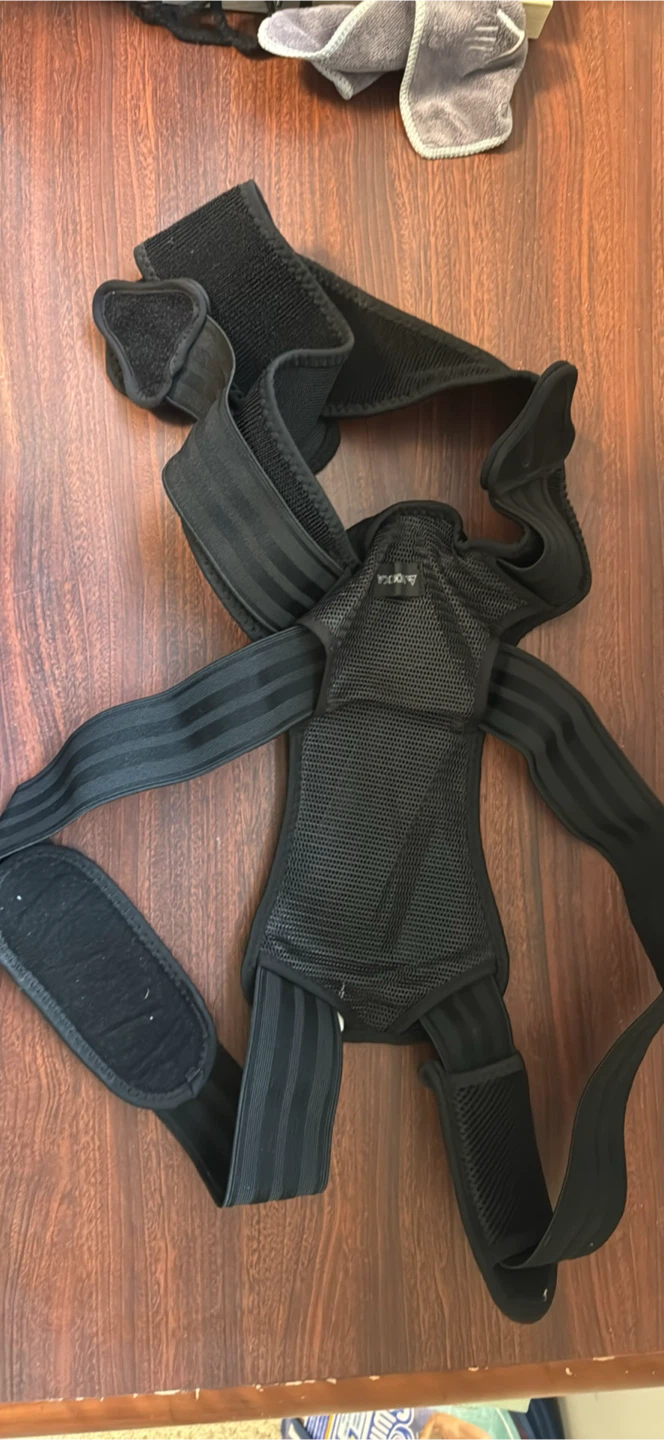 Black Posture Corrector Back Brace