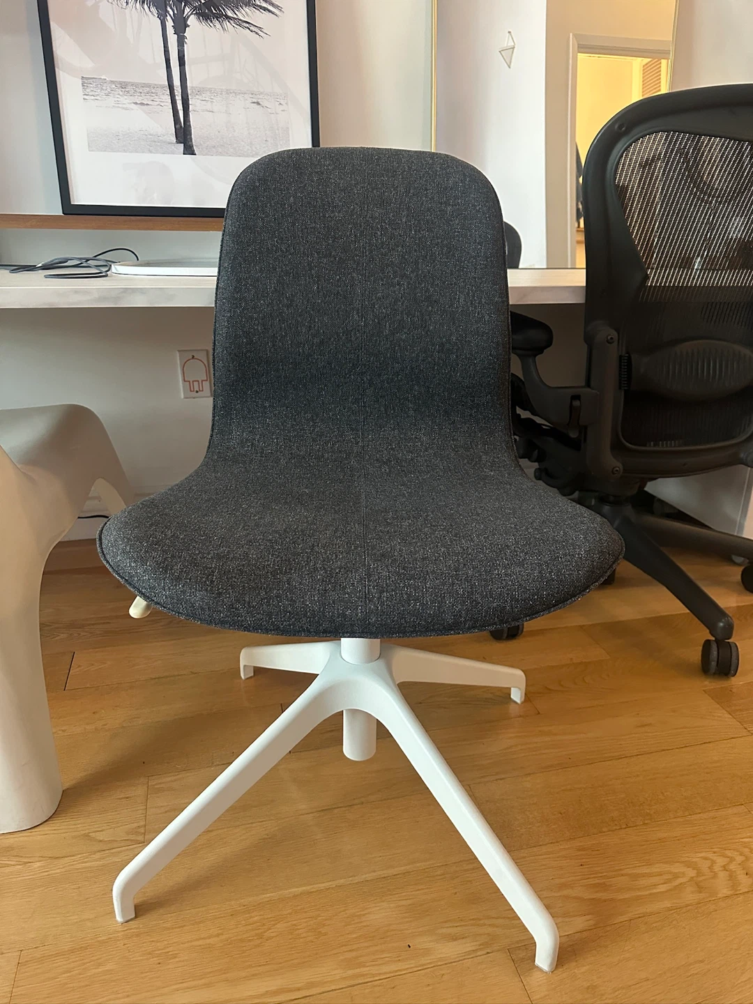NEW IKEA OFFICE DESK TASK CHAIR ADJUSTABLE MODERN - photo 3