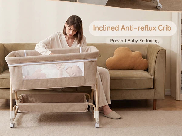 🔥 Brand NEW – 3-in-1 Baby Bassinet Bedside Sleeper (Khaki) - photo 5