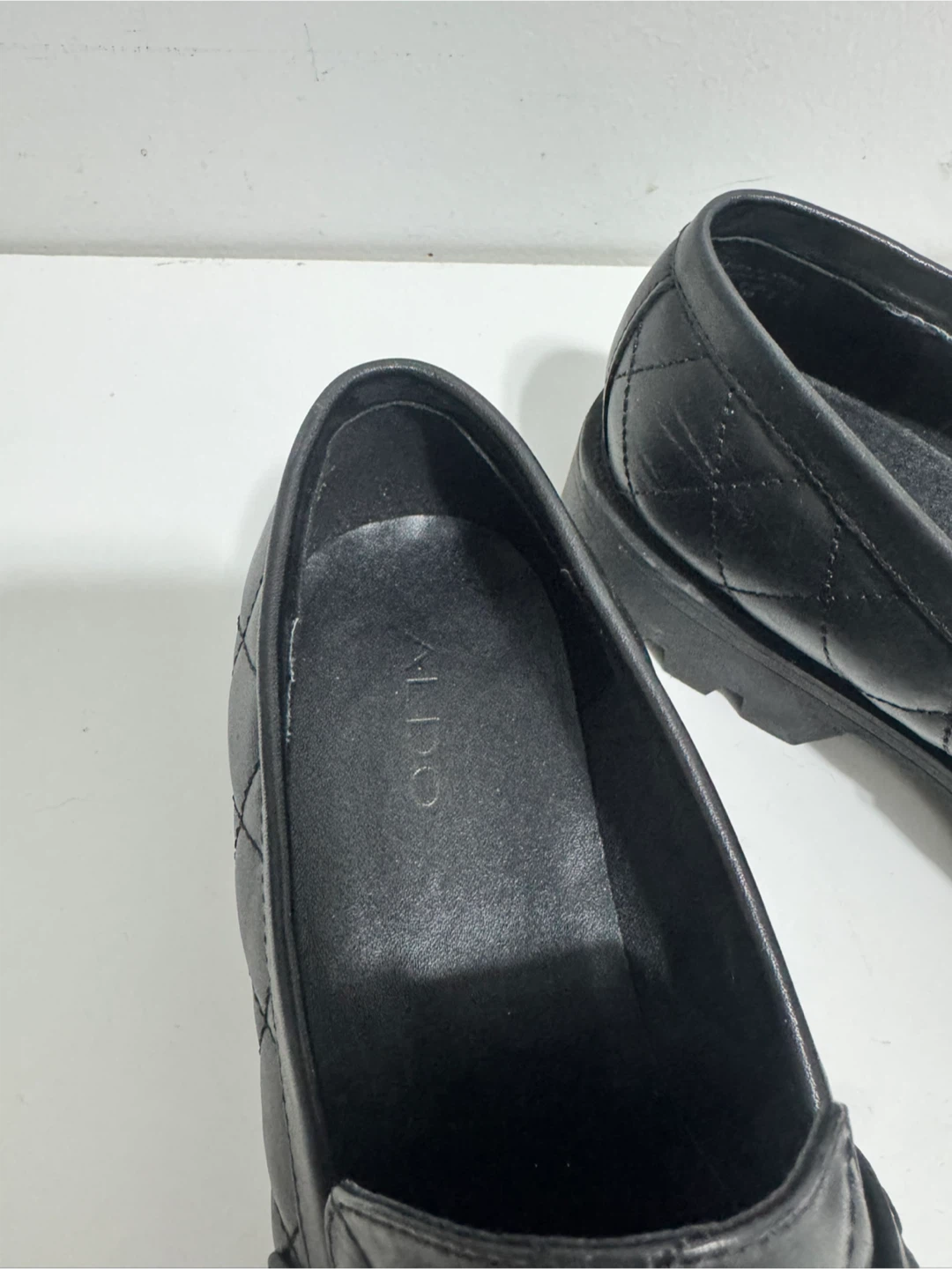 ALDO: Black Quilted Loafers - photo 2