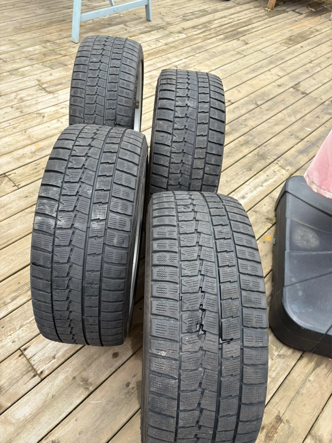 Dunlop Winter Tires with Mercedes Rims - photo 2