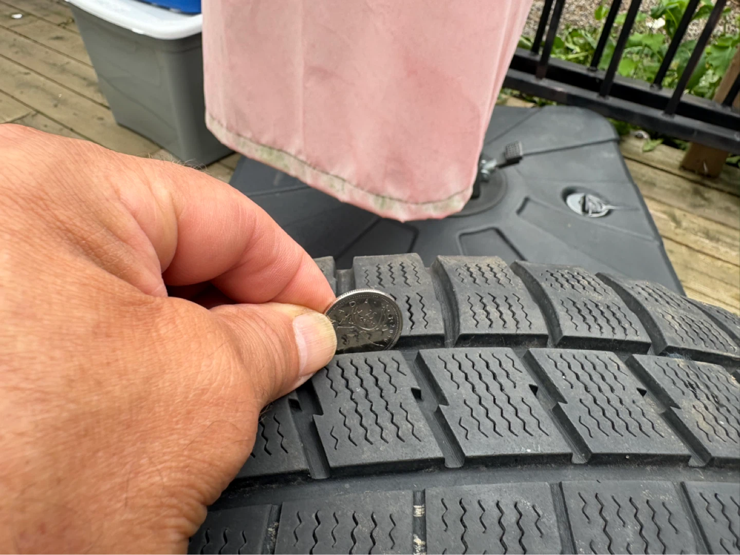 Dunlop Winter Tires with Mercedes Rims - photo 5