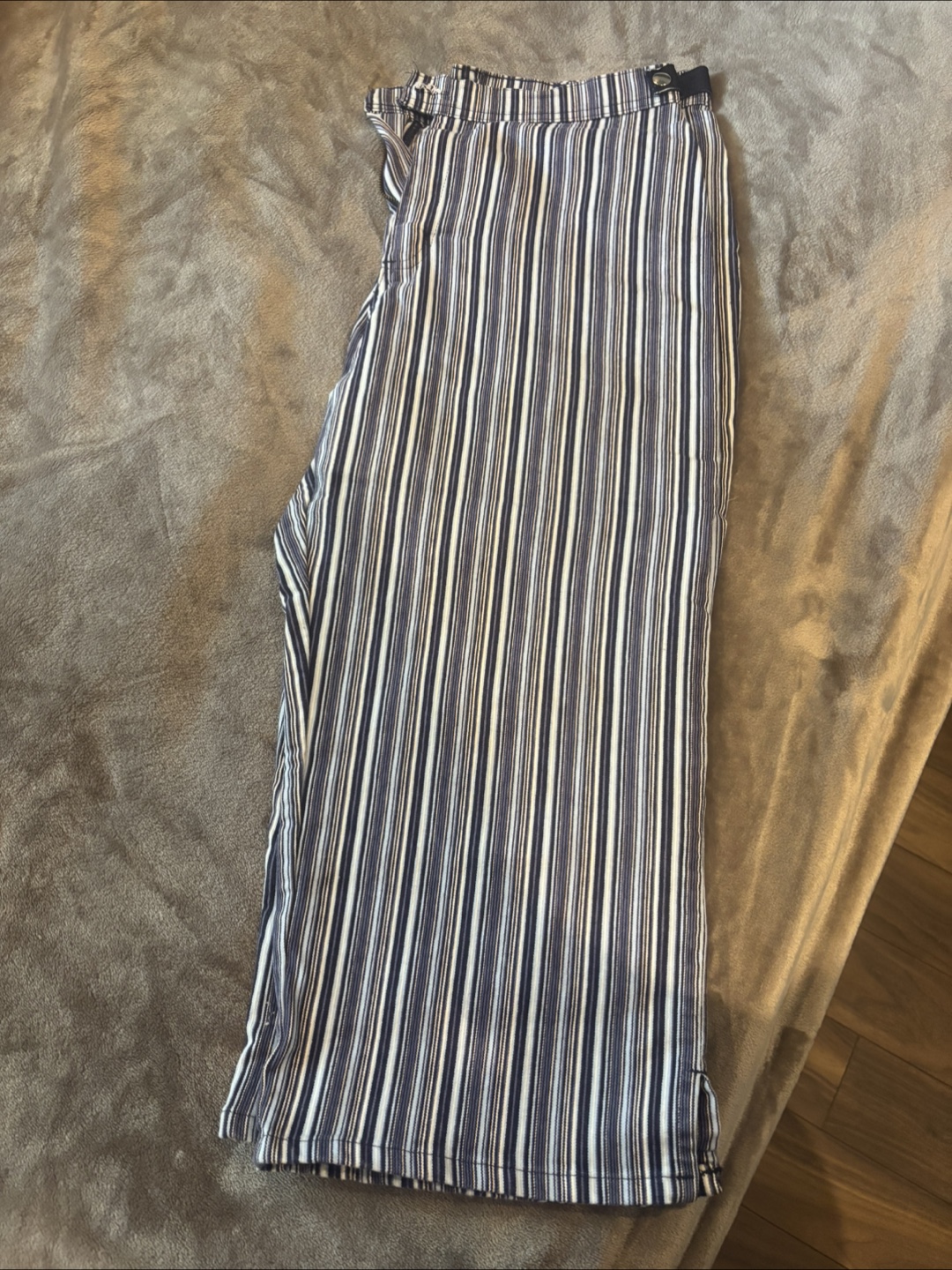 Katmay striped wide-leg capris  size 14