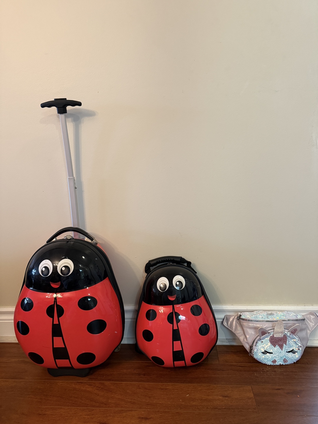 Heys Ladybug Rolling Suitcase and Backpack Set