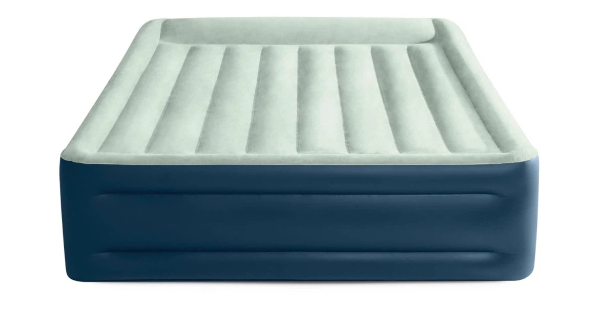 Intex elevated pillow air mattress with internal pump - Queen - photo 4