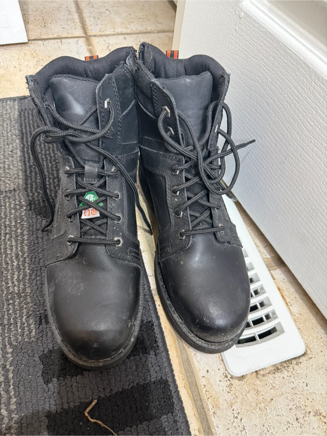 Harley-Davidson "Cycles" Men's Black Leather Boots