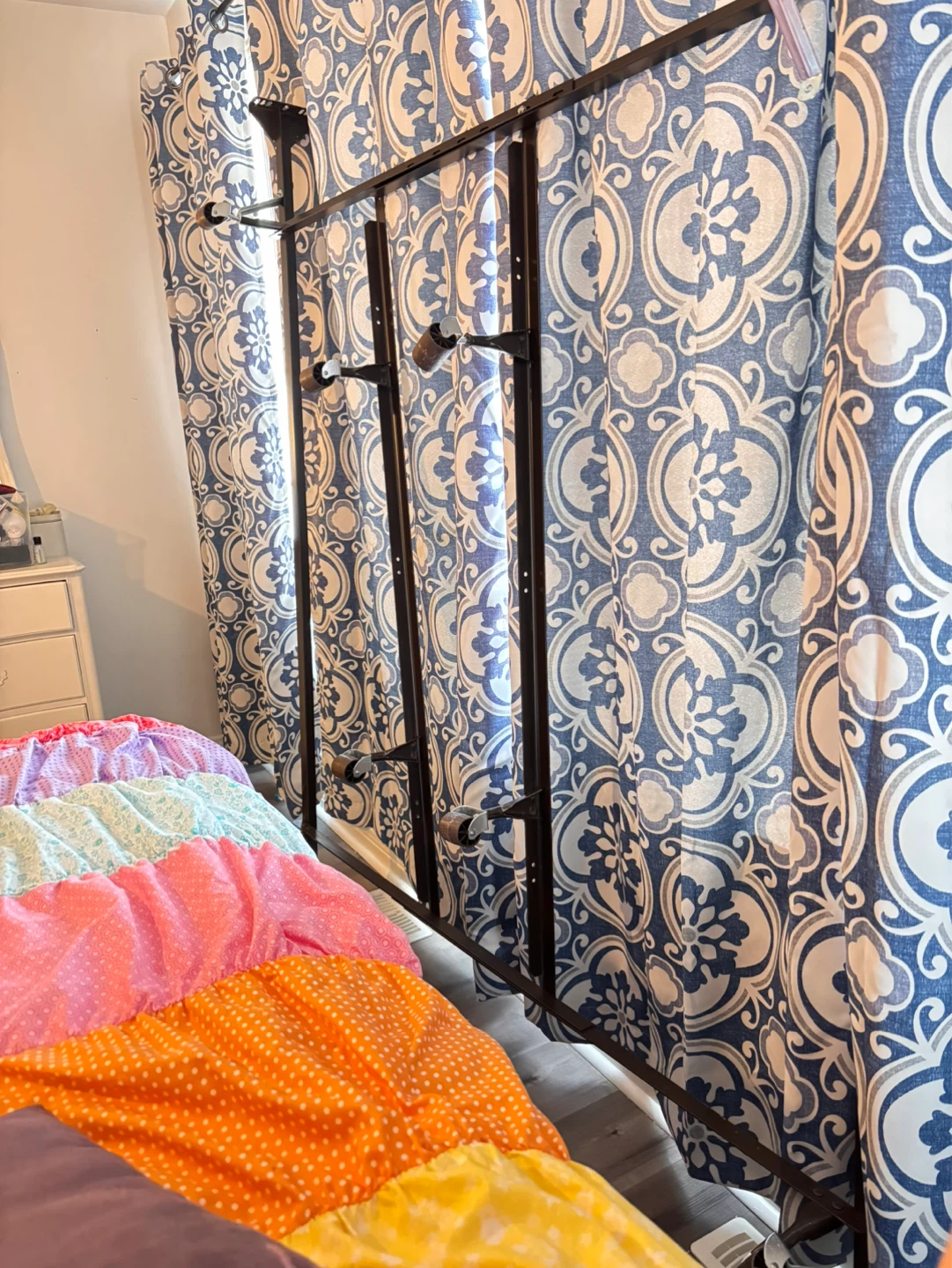 Queen Metal Bed Rail