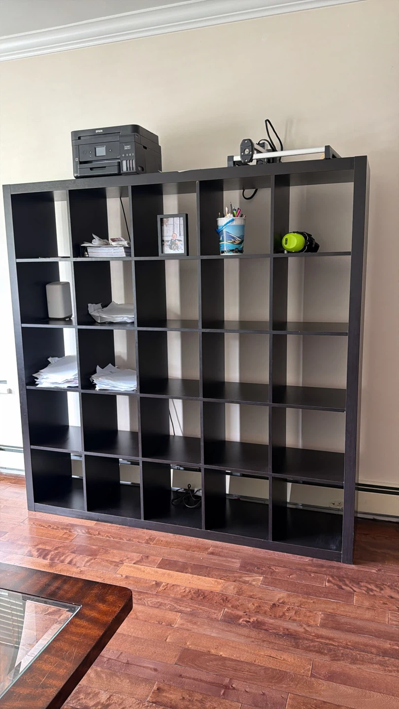 Black Cube Storage Unit