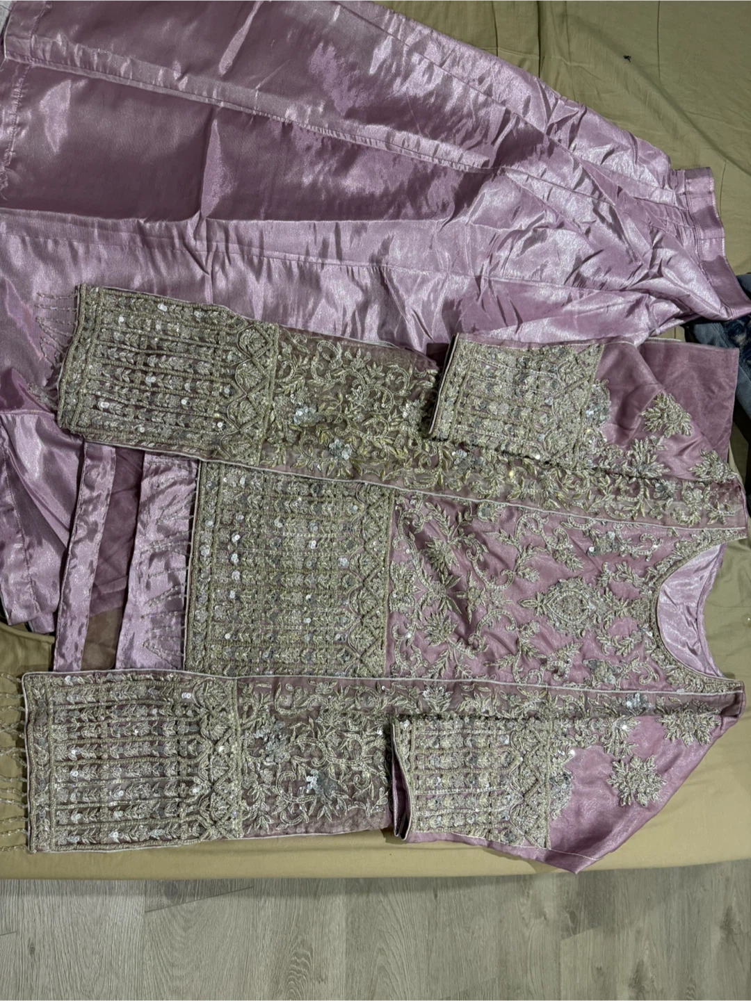 Beaded Teal Silk Kurti with Embellishments - photo 2