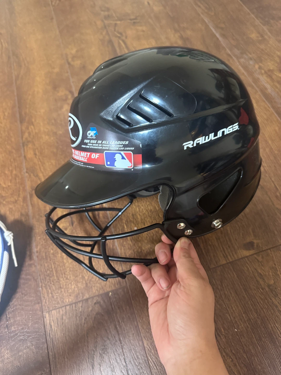 Rawlings Official Batting Helmet - Black