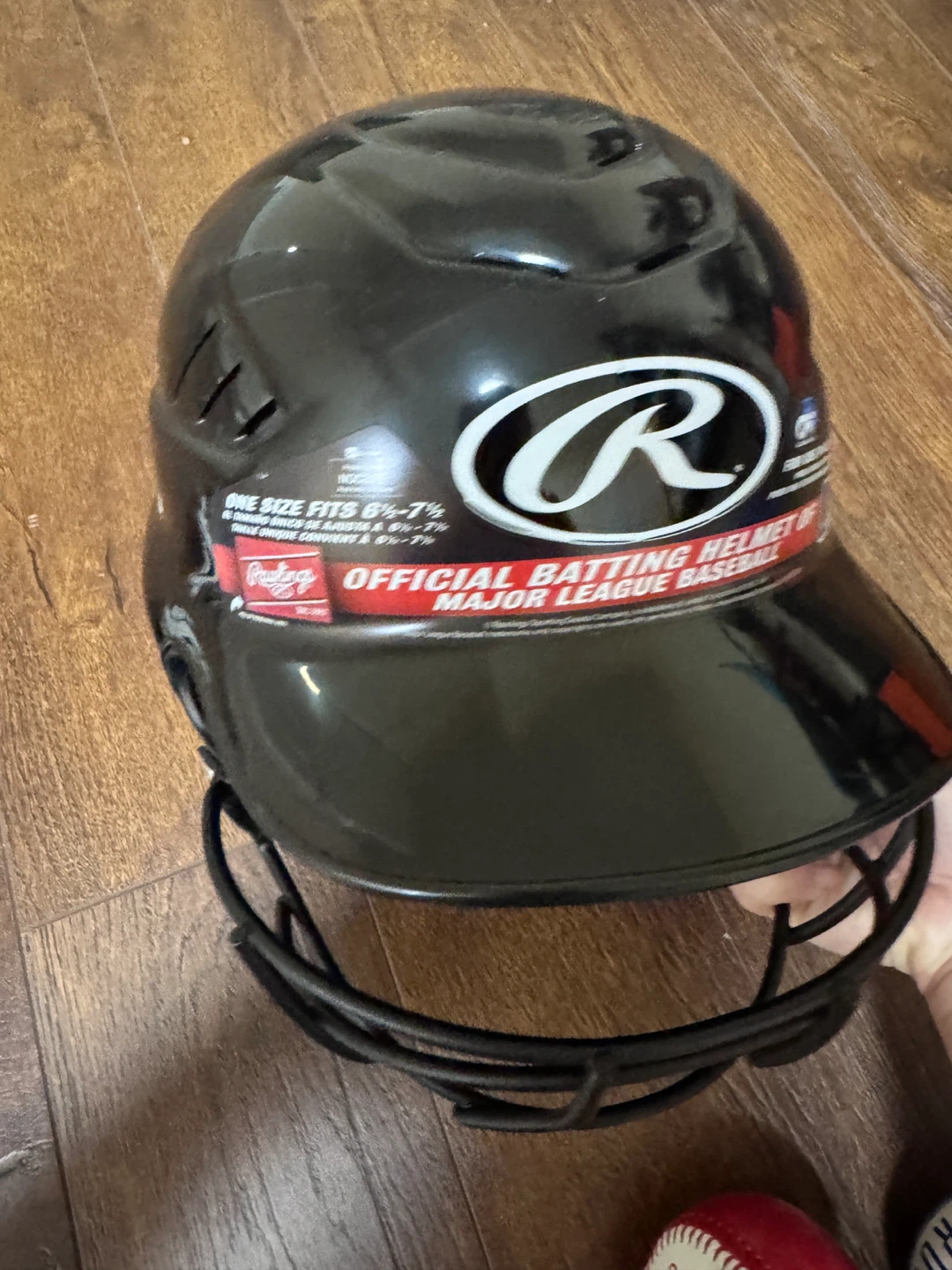Rawlings Official Batting Helmet - Black - photo 2