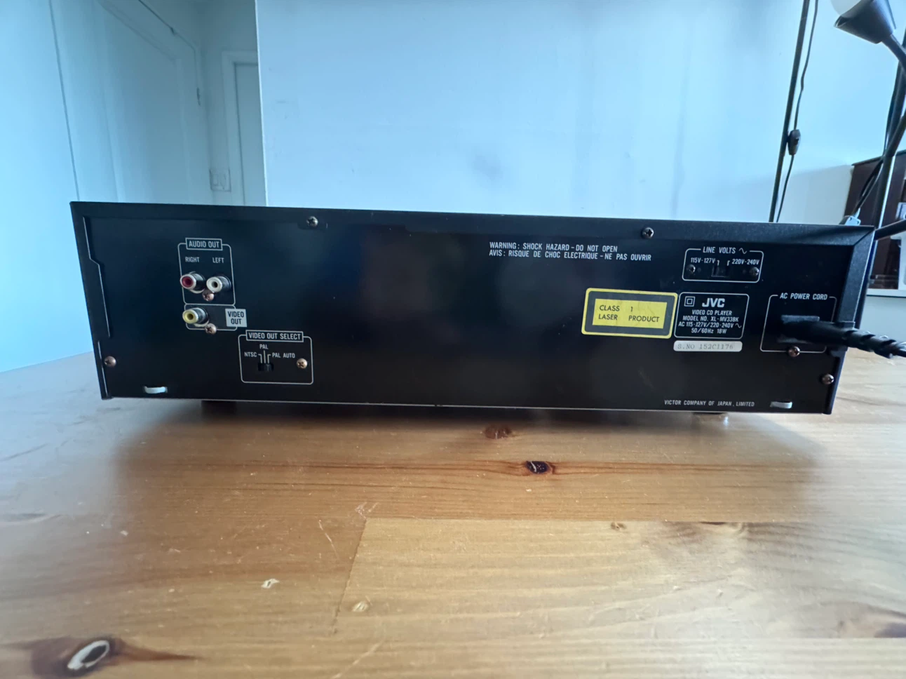 JVC XL-MV33 Video CD Player and Karaoke - photo 3