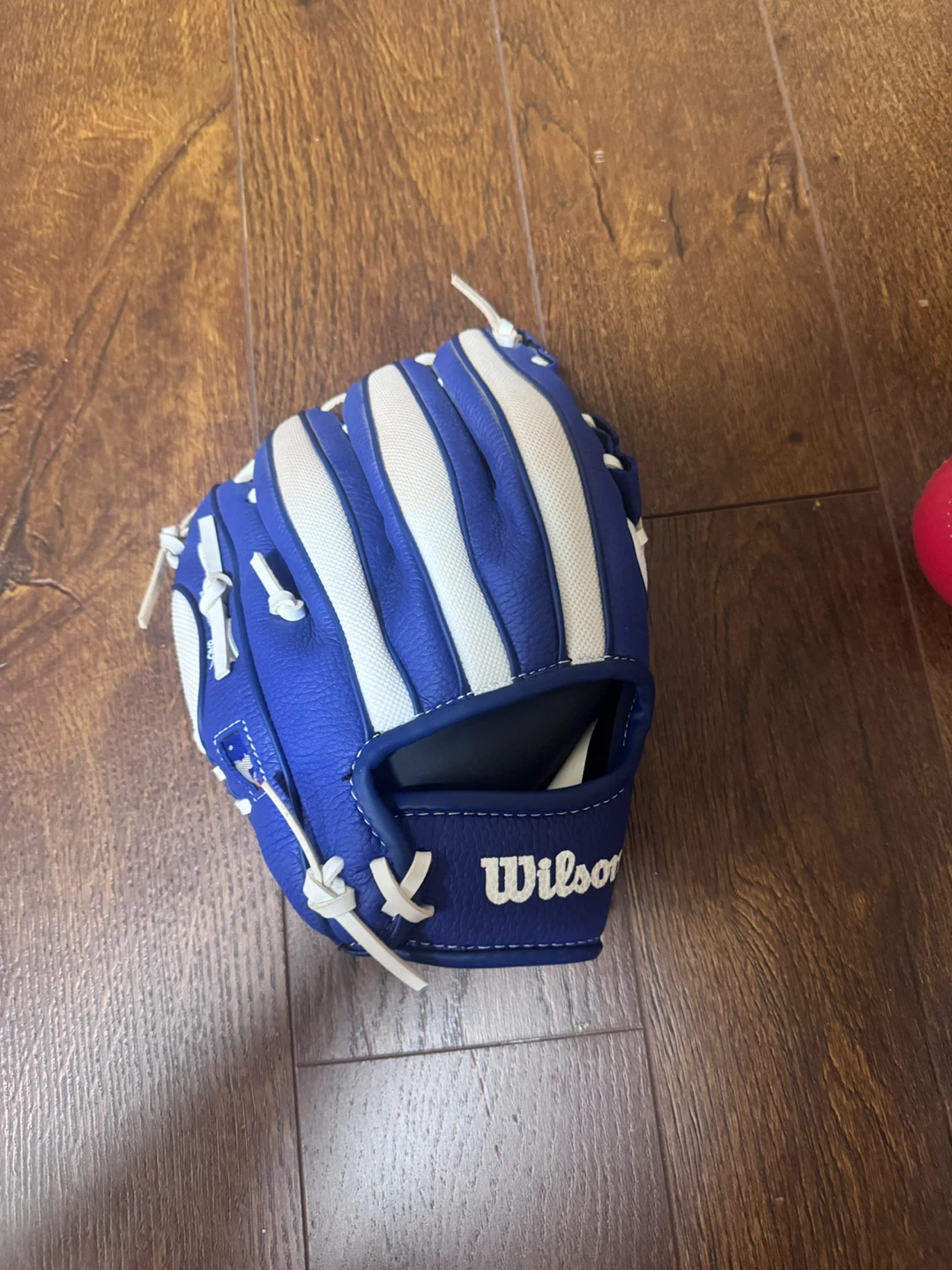 Wilson 10" Blue and White Baseball Glove