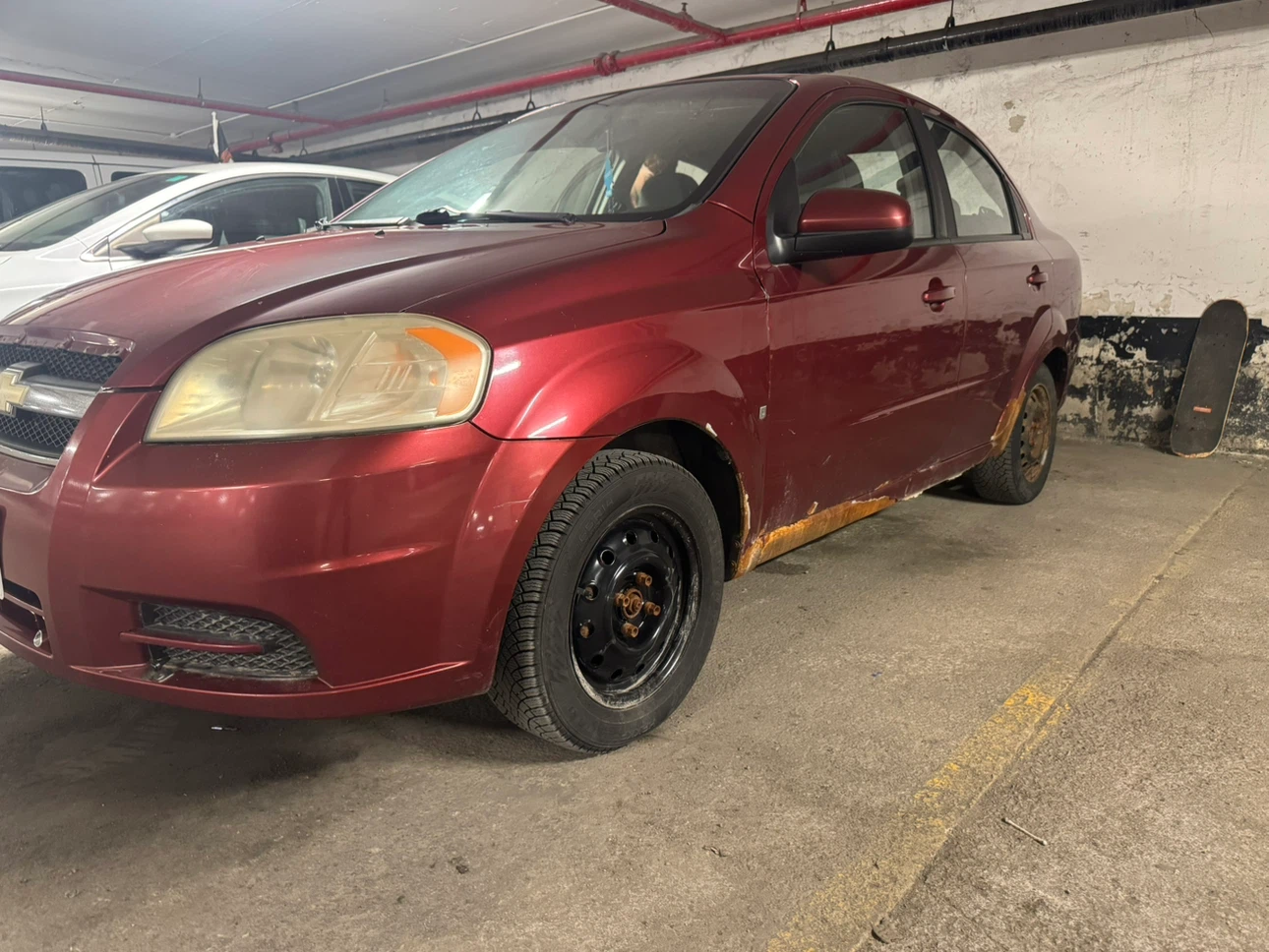Chevrolet Aveo Sedan - Red 2009 - photo 2