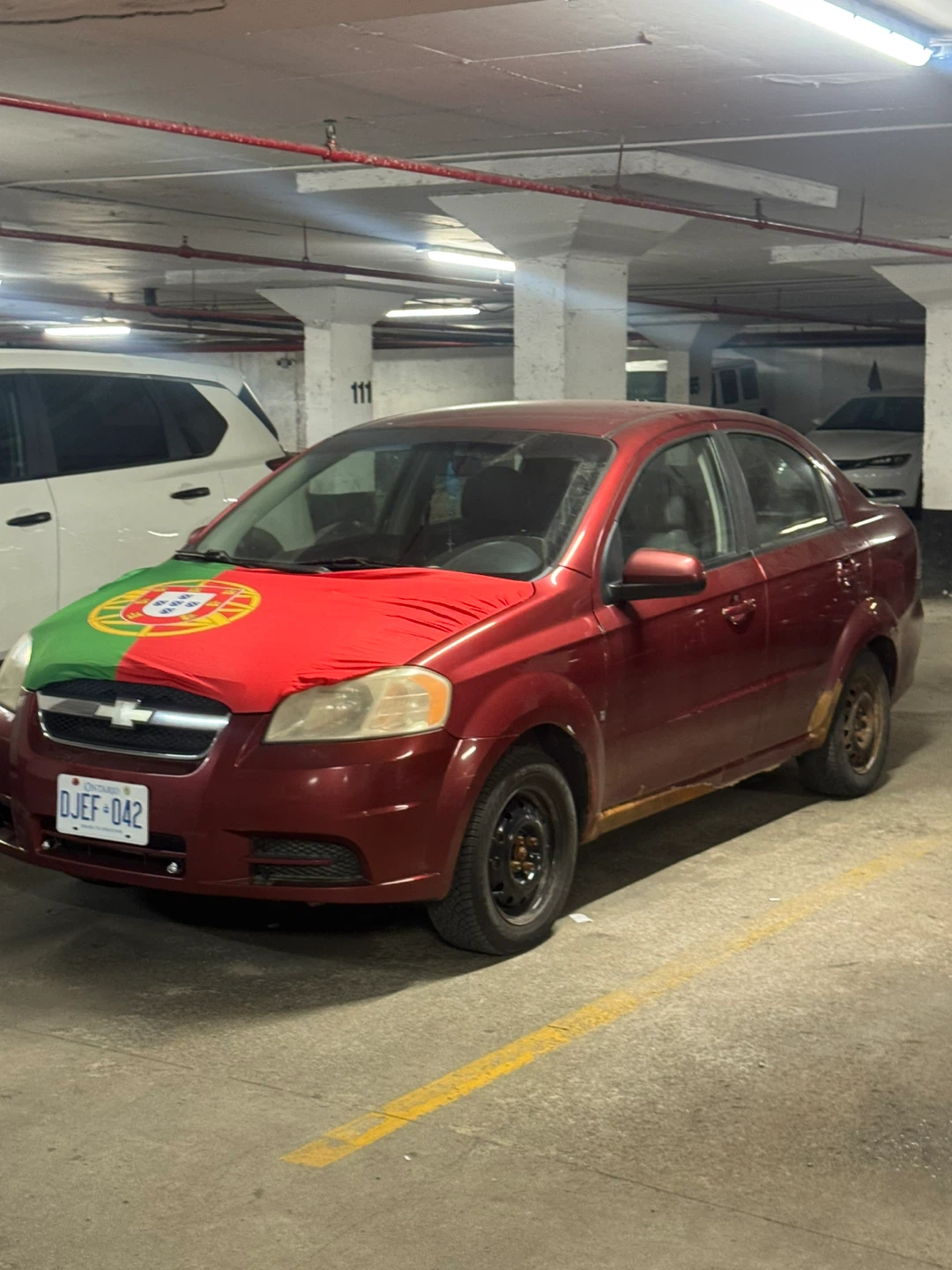 Chevrolet Aveo Sedan - Red 2009 - photo 5