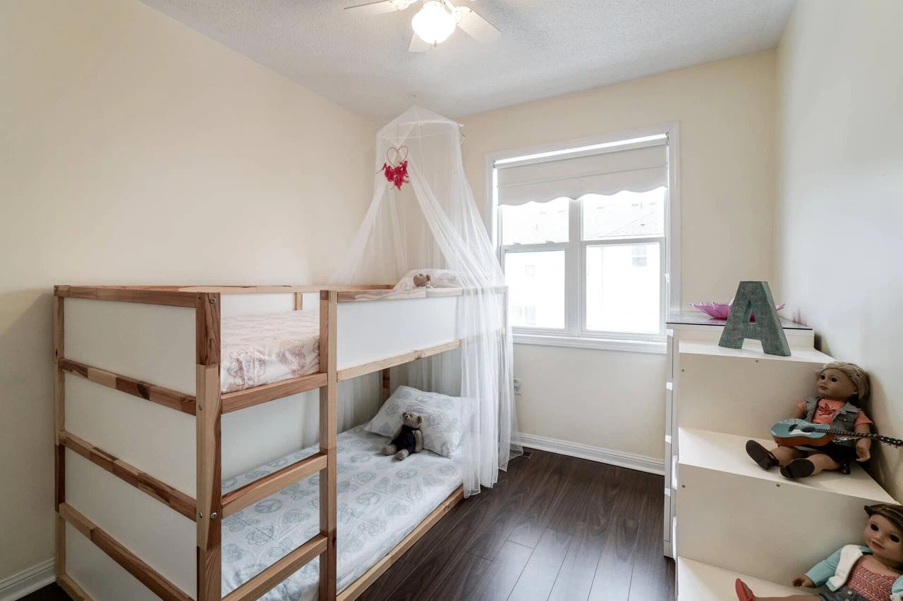 IKEA KURA Reversible bed, white/pine, Twin