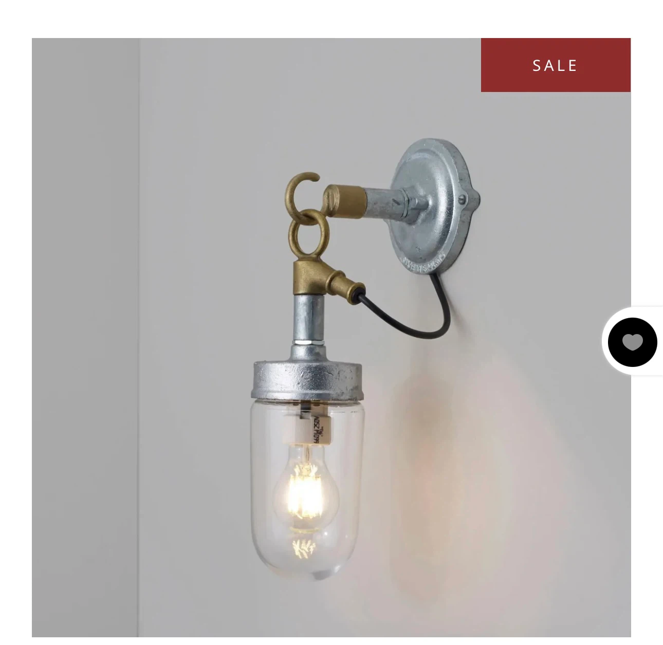 DAVEY DESIGNER INDOOR OUTDOOR SCONCE CEILING LIGHT FIXTURE LAMP - photo 2