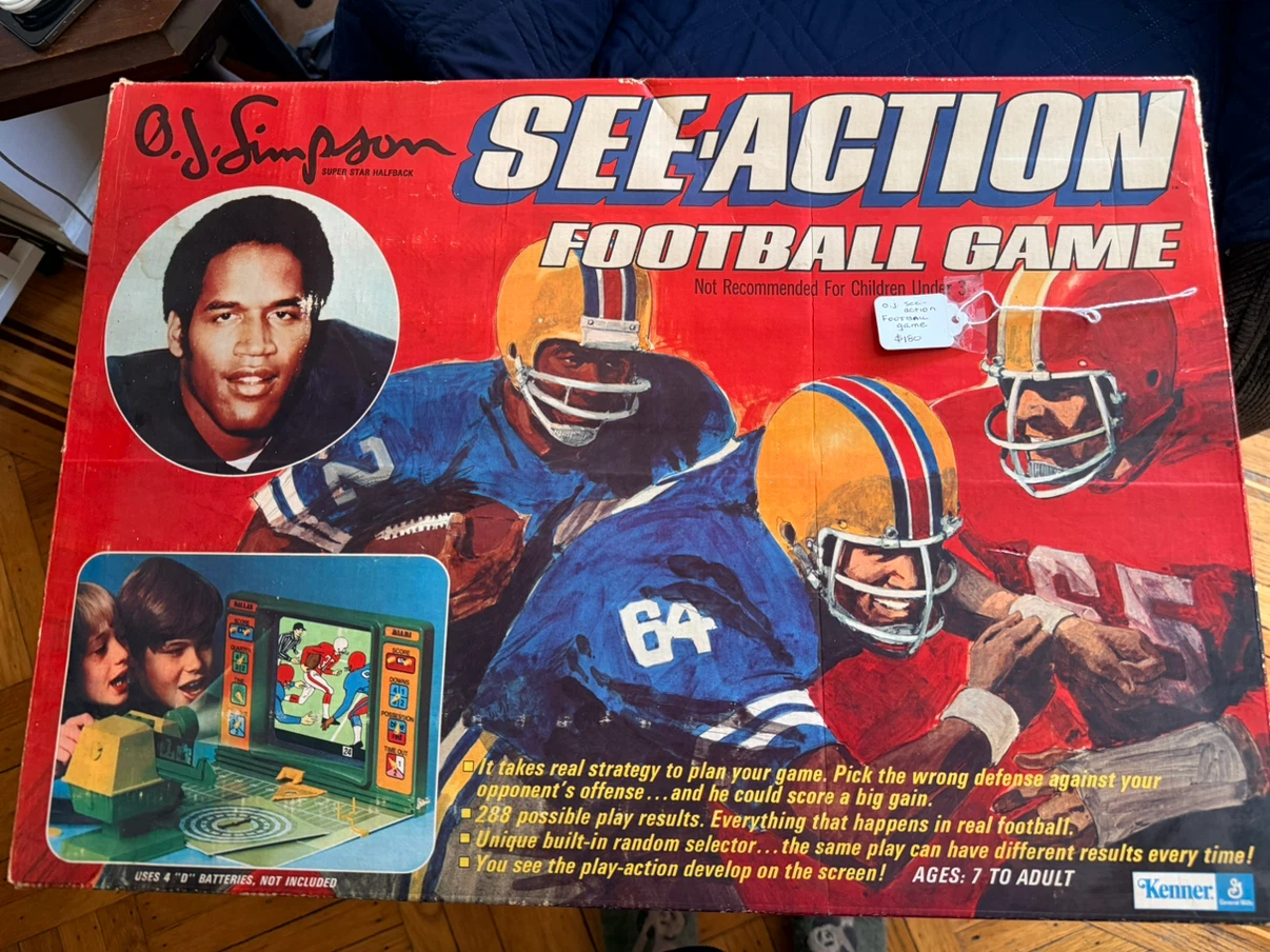 Kenner O.J. Simpson See-Action Football Game