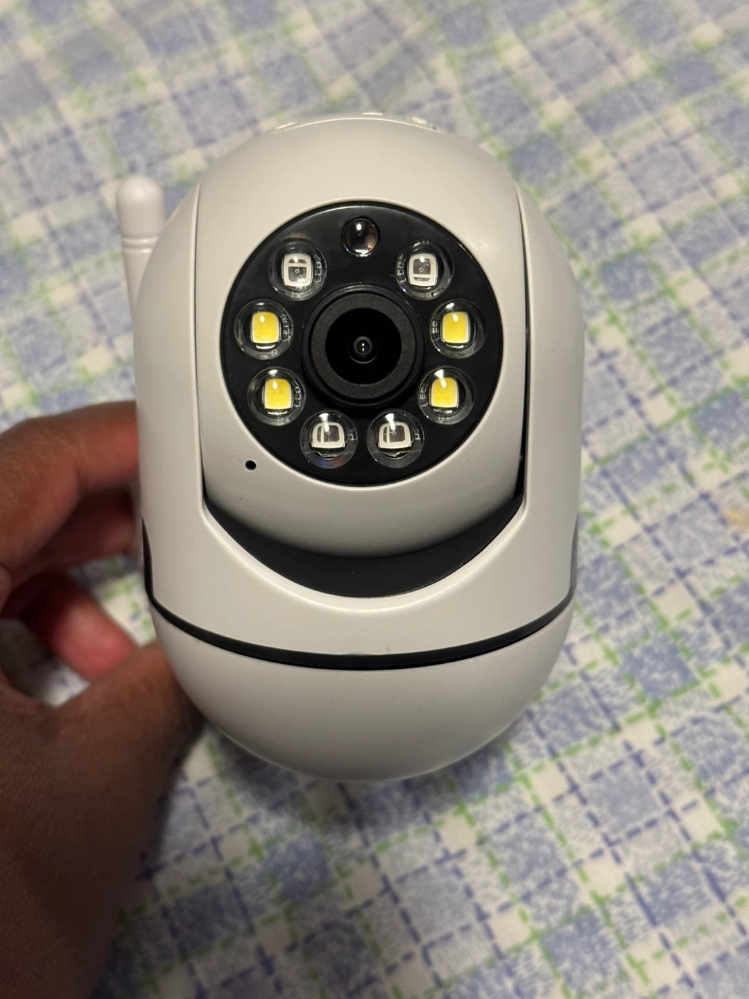 White Security Camera