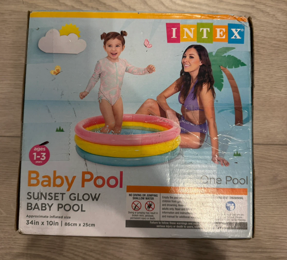 Intex 34in x 10in Baby Pool, Need it gone asap! - photo 2