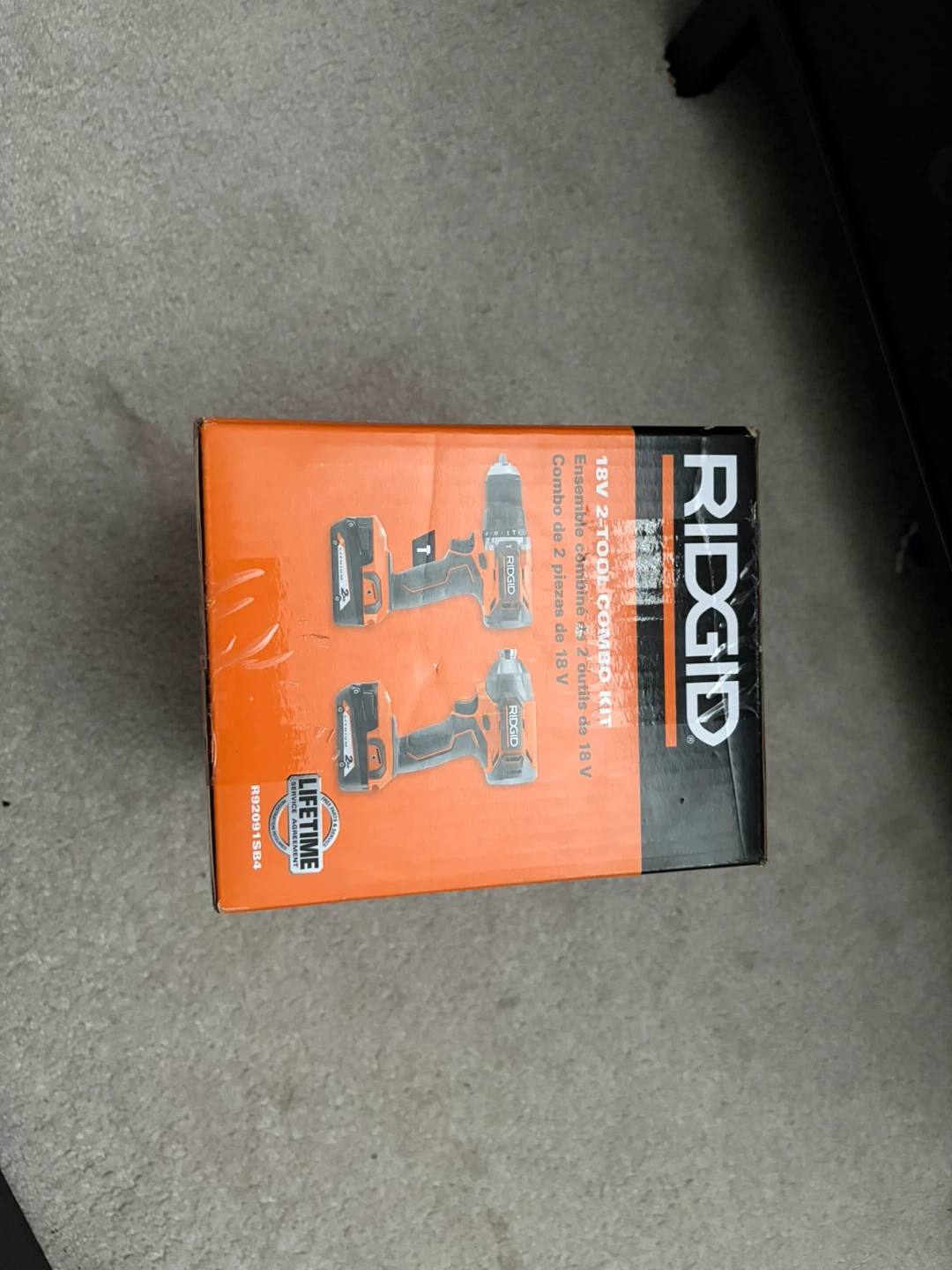 RIDGID 18V 2-Tool Combo Kit Hammer Drill Driver & Impact Driver - photo 3