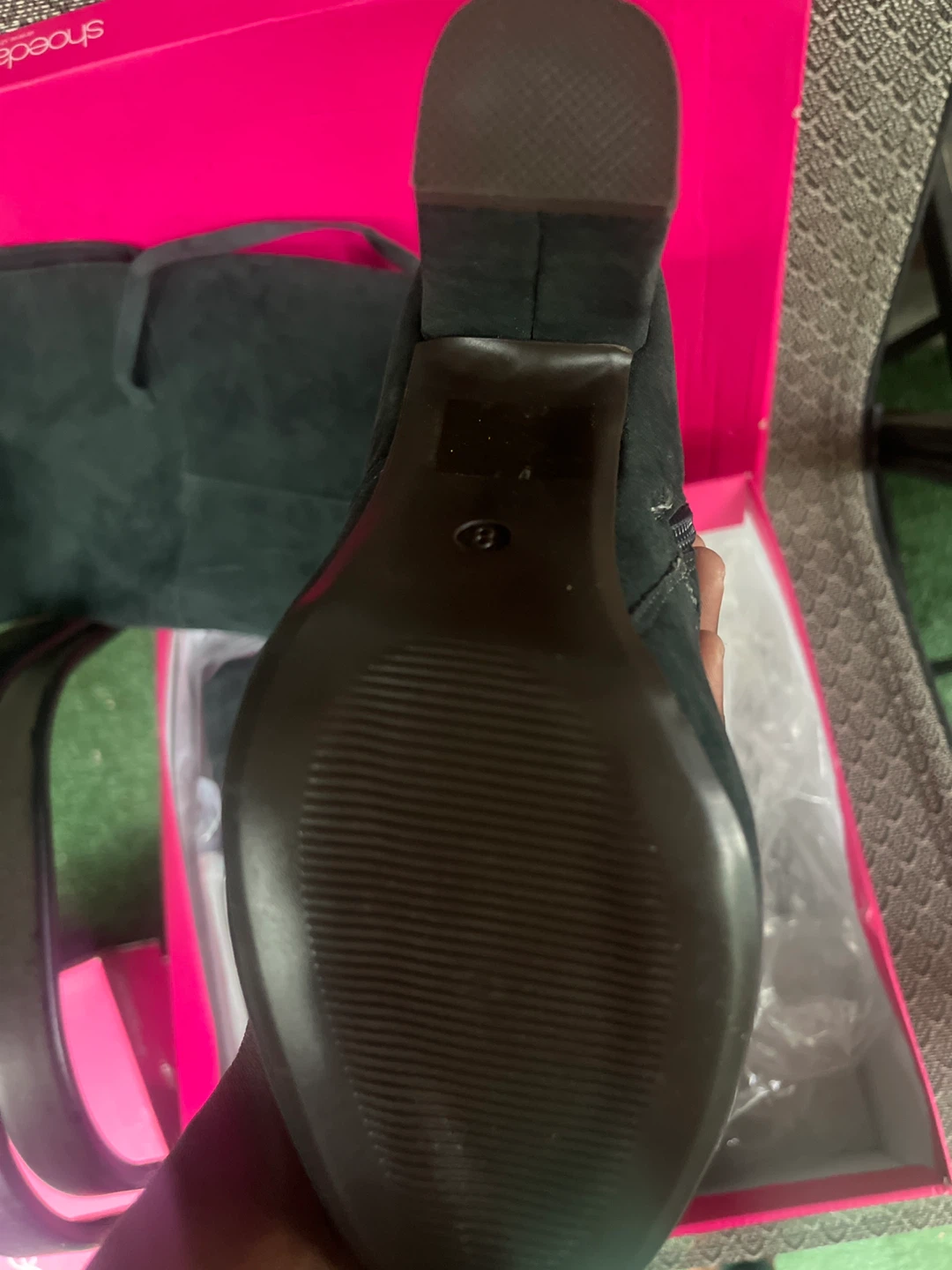 Shoedazzle Black Over-the-Knee Boots - photo 3