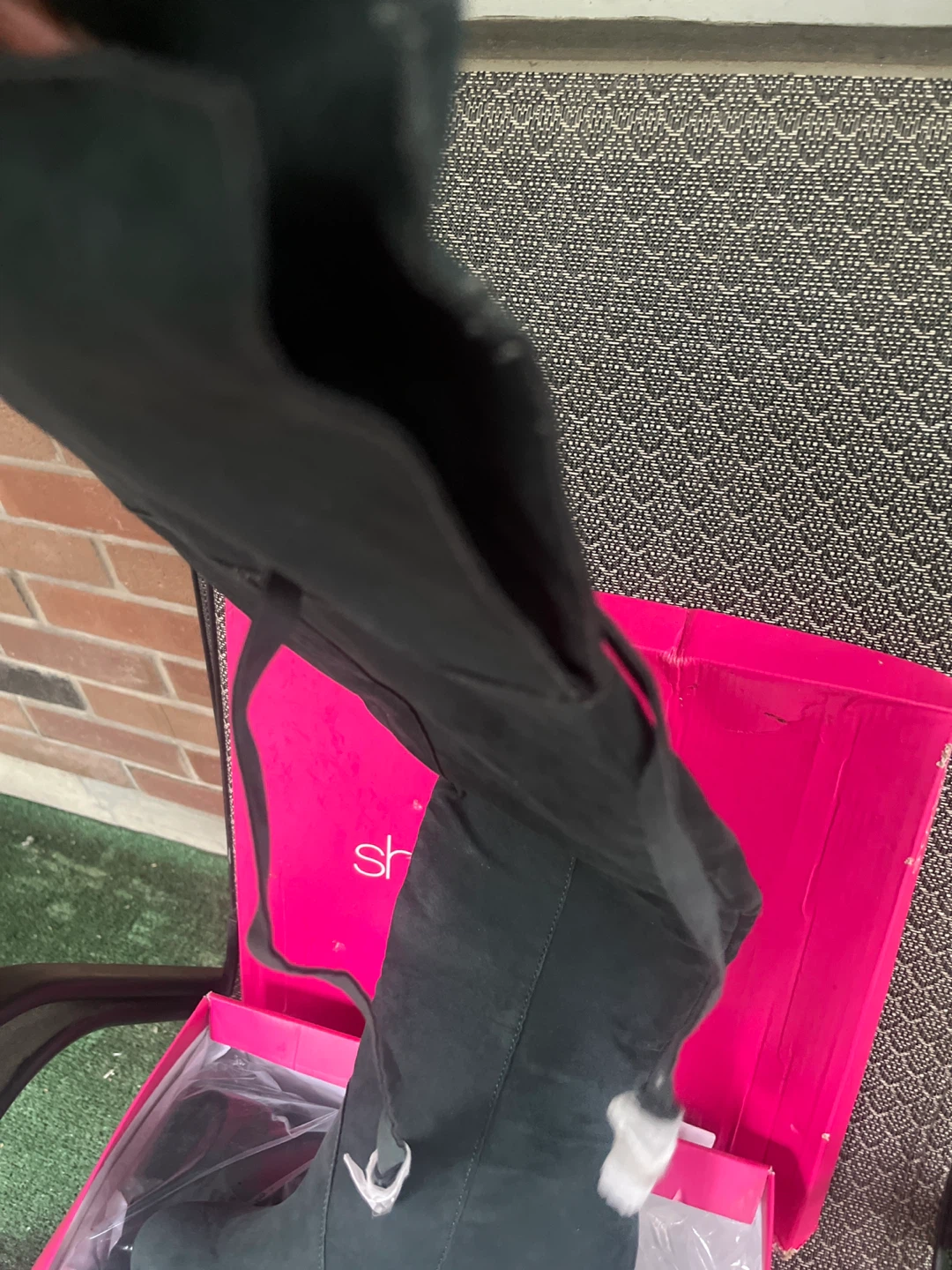 Shoedazzle Black Over-the-Knee Boots - photo 5