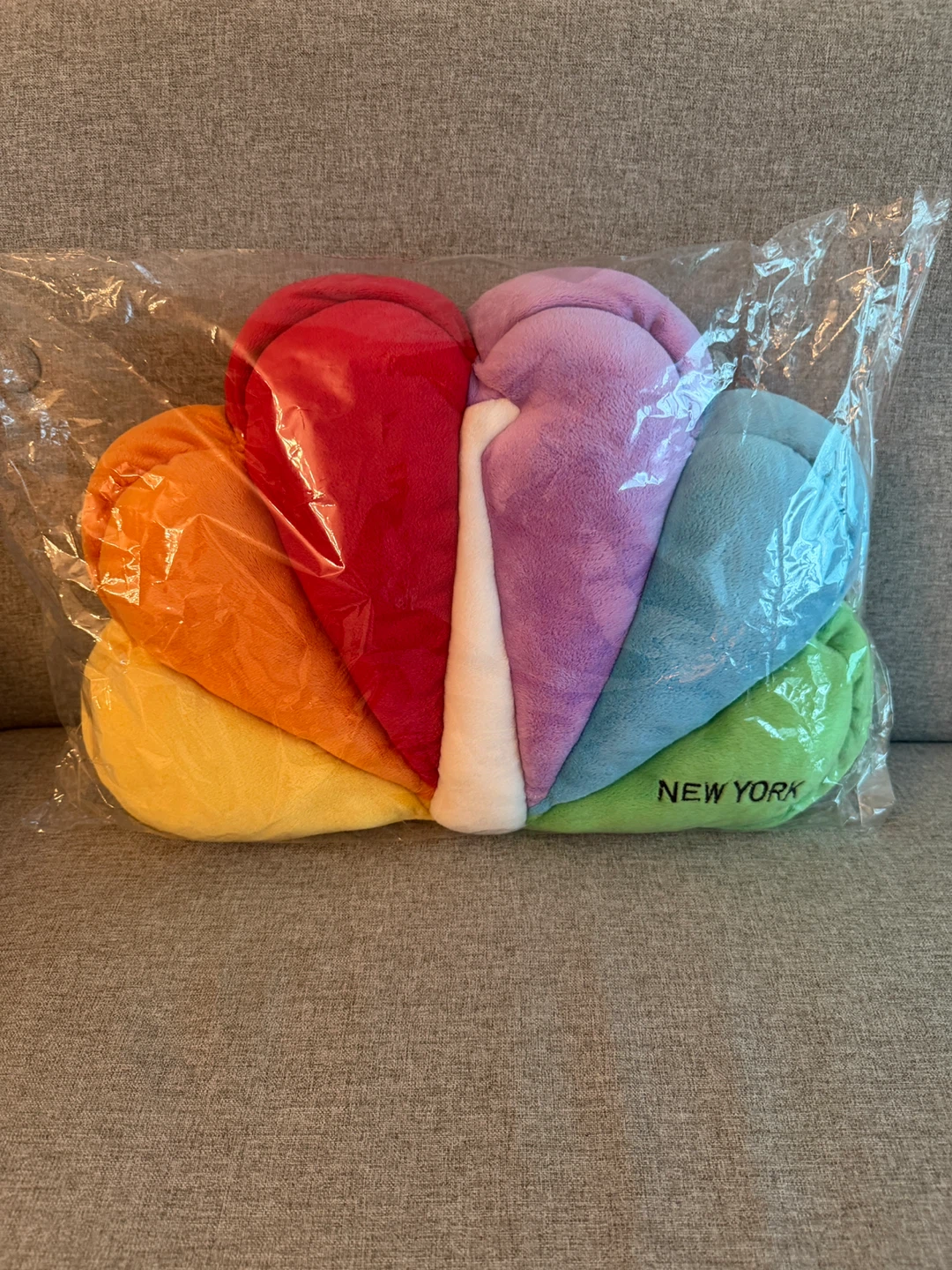 NBC Peacock Plush Pillow